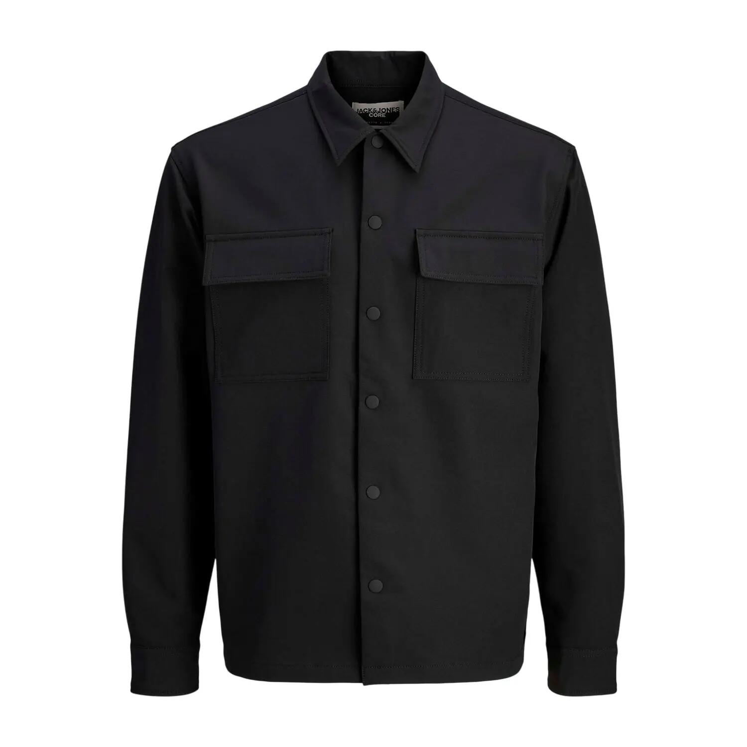 Jack And Jones Mens Commute Solid Long-Sleeved Shirt