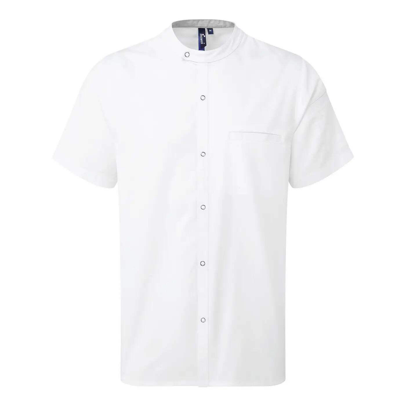 Premier Unisex Adult Recyclight Short-Sleeved Chef Shirt