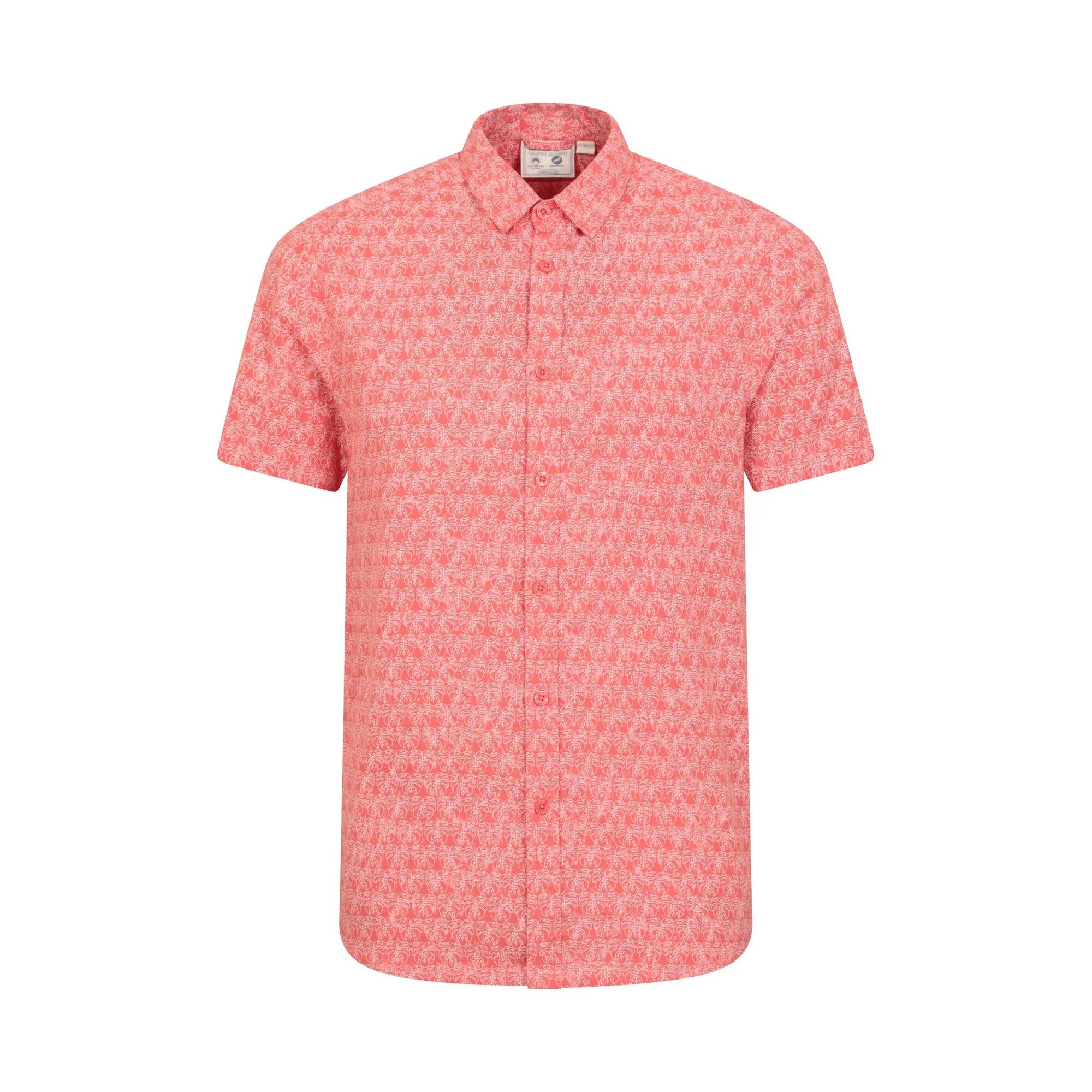 Mountain Warehouse Mens Preston Illustration Leaves Shirt