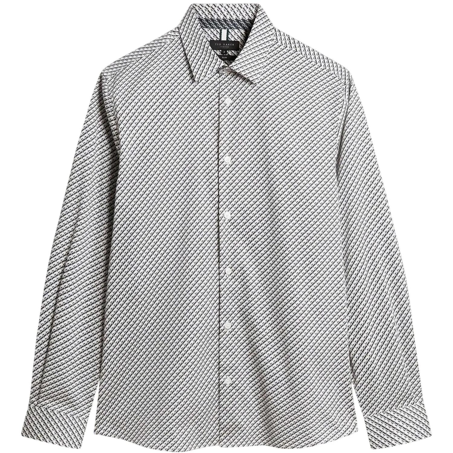 Ted Baker Mens Geometric Slim Shirt