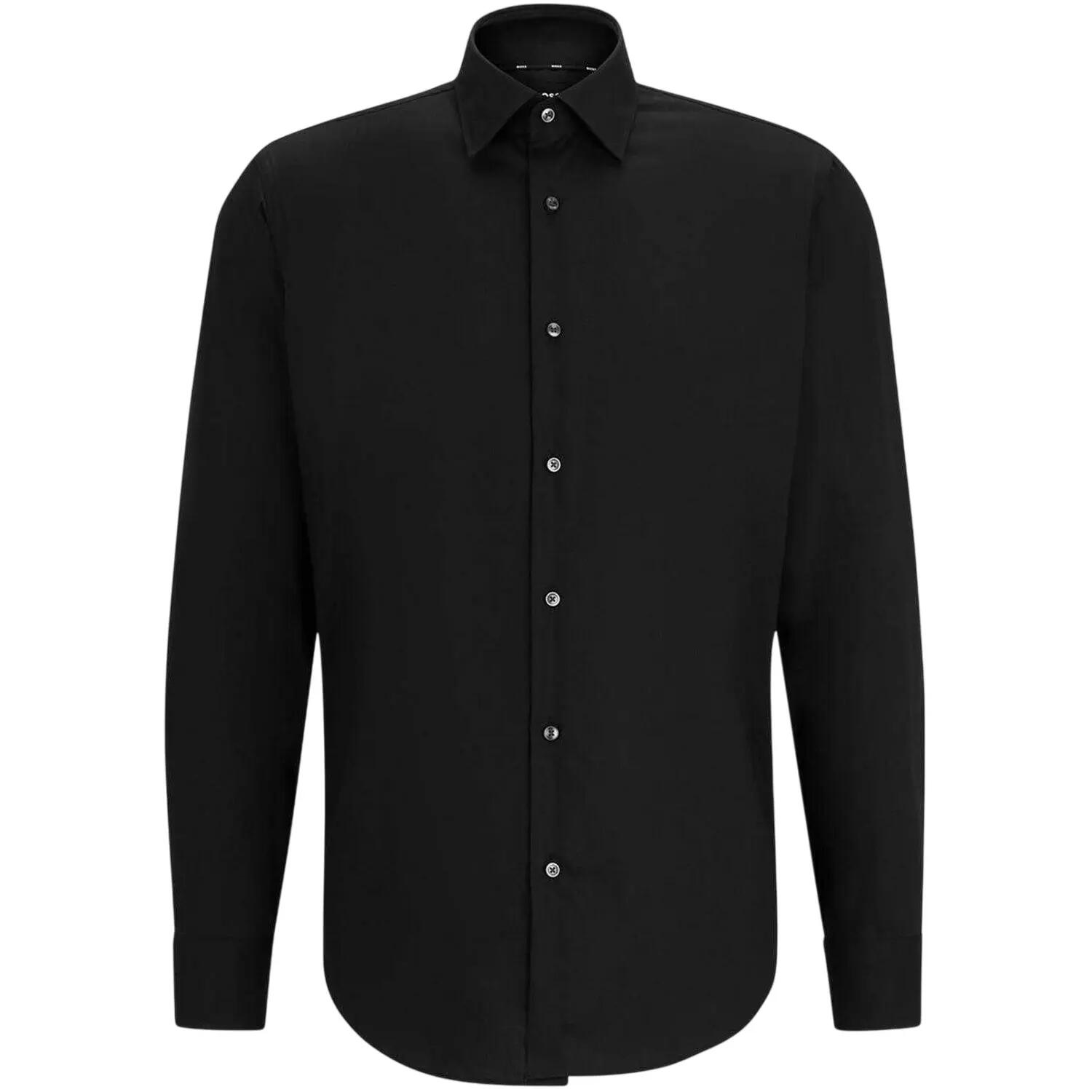 Boss Mens Joe Kent Collar Long-Sleeved Shirt
