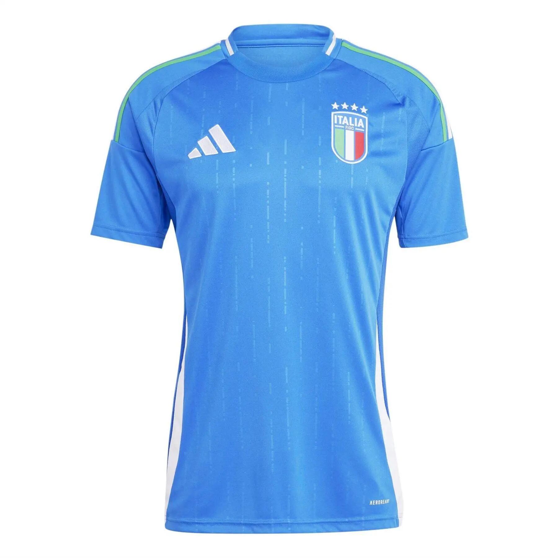 Adidas Mens 2024 Italy Football Shirt