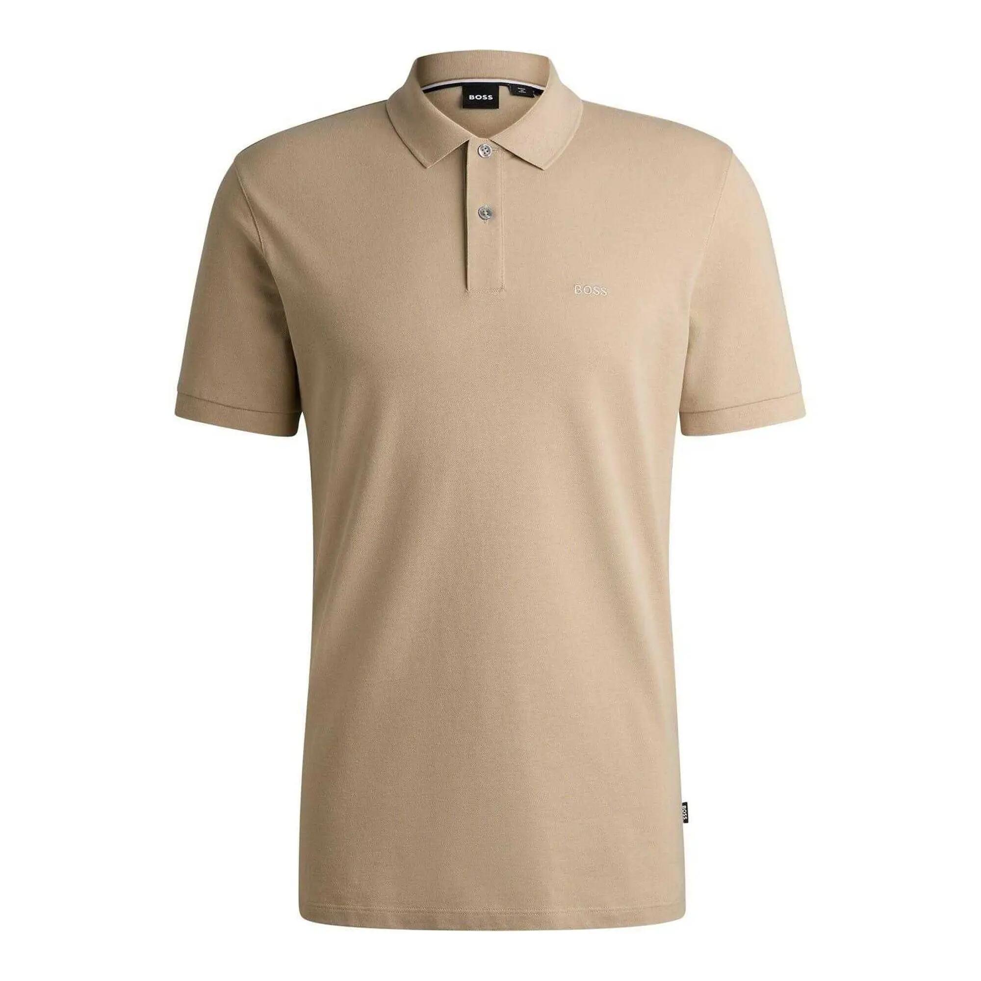 Boss Mens Pallas Embroidered Logo Cotton Polo Shirt