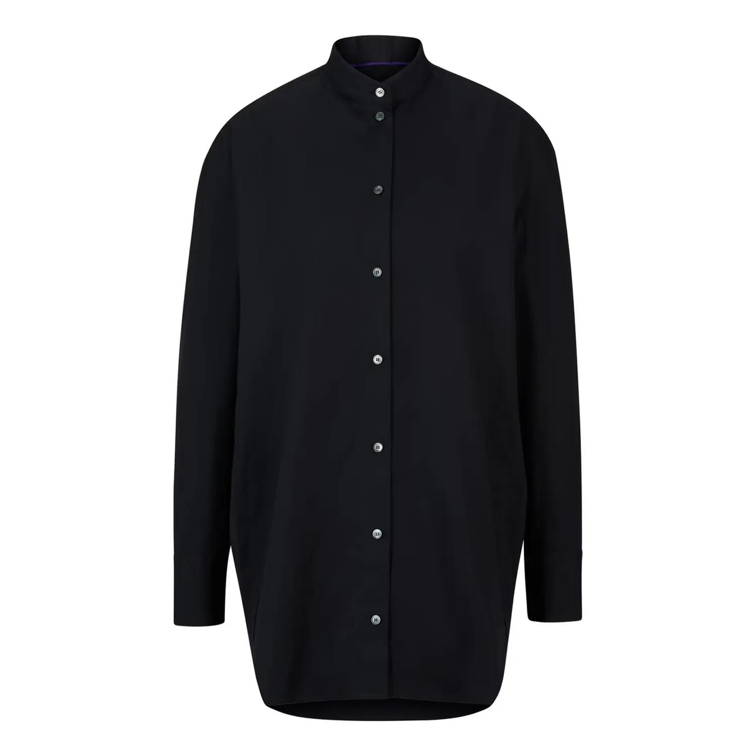 Boss Womens/Ladies Banded Collar Oversized Long-Sleeved Shirt