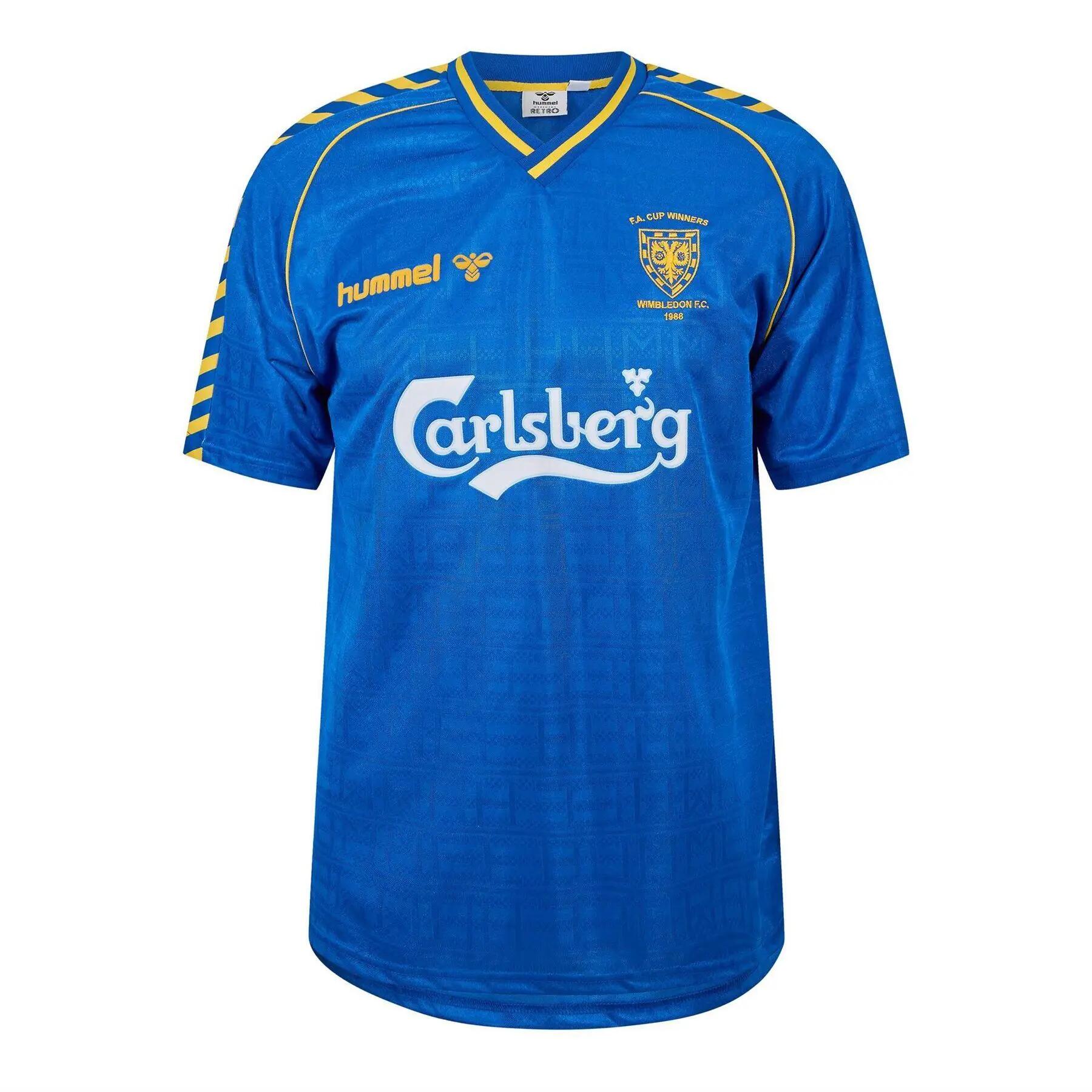 Hummel Mens Wimbledon 1998 Football Shirt