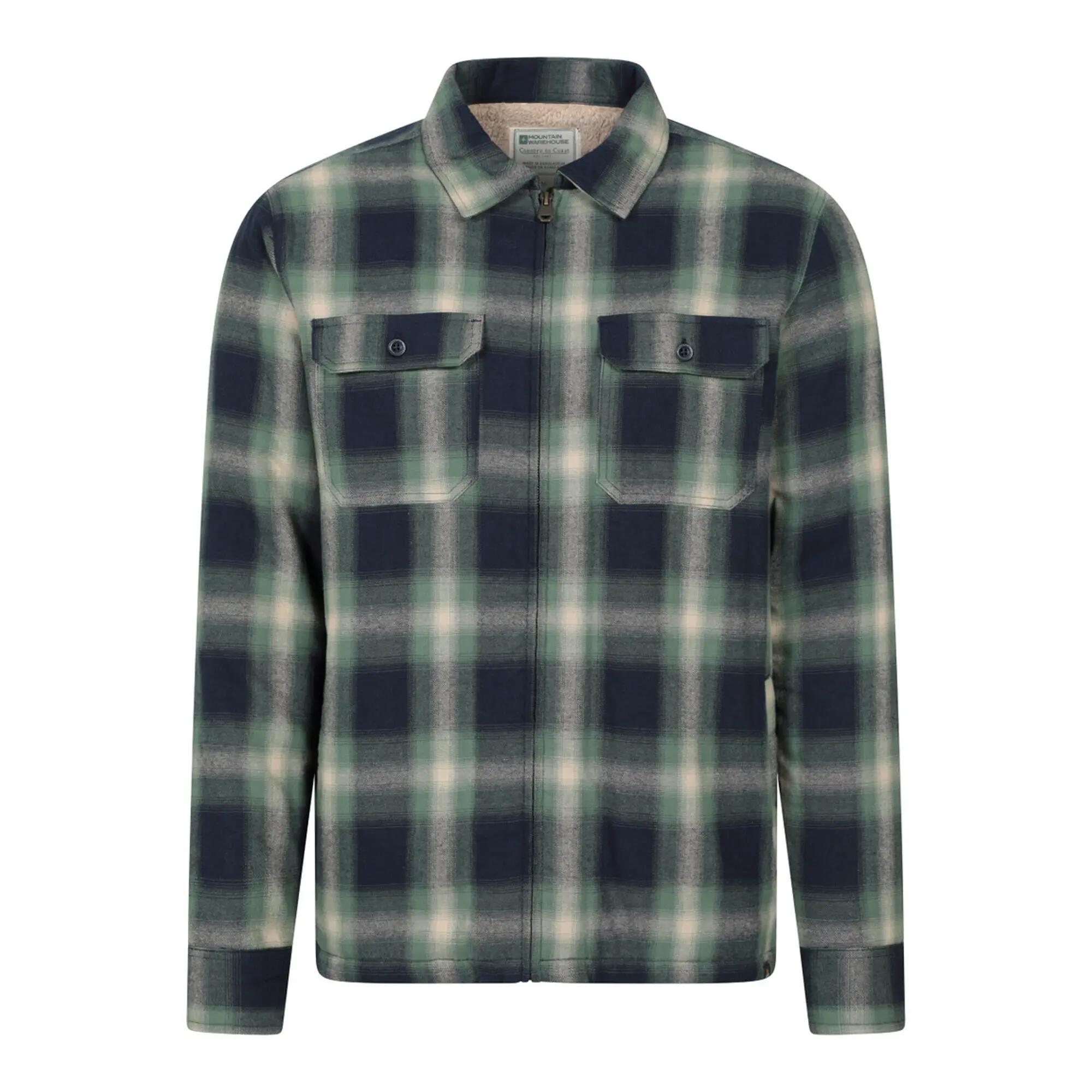 Mountain Warehouse Mens Stream II Flannel Lined Shirt