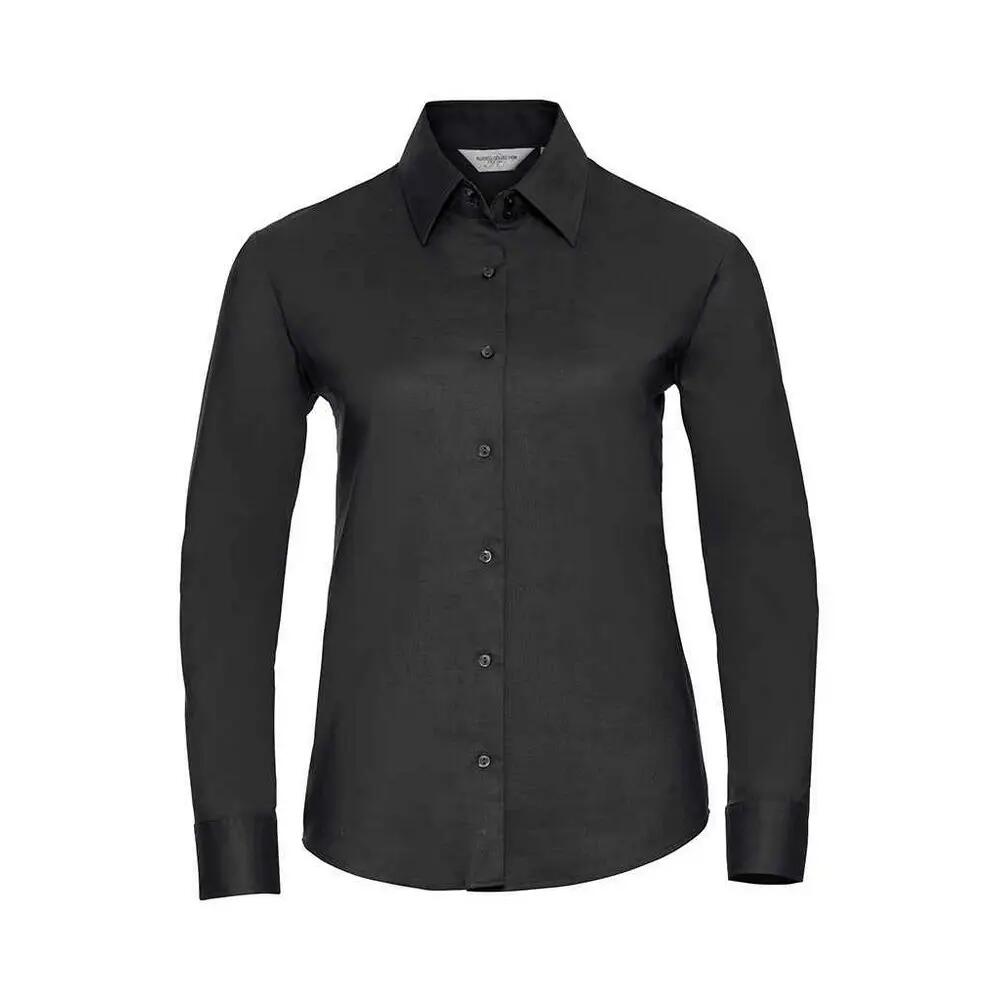Russell Womens/Ladies Oxford Easy-Care Long-Sleeved Shirt