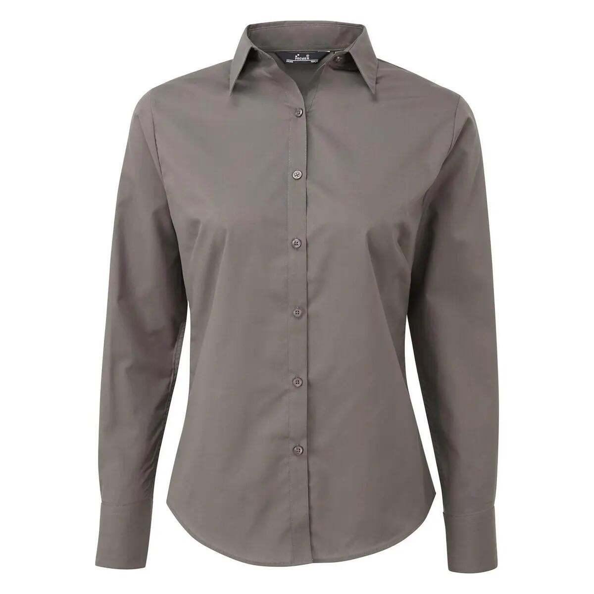 Premier Womens/Ladies Long-Sleeved Shirt