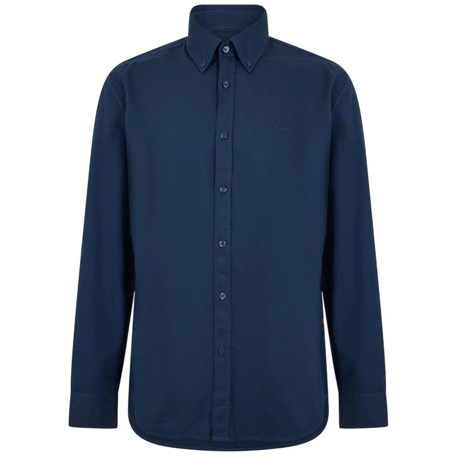 Boss Mens Rickert Oxford Long-Sleeved Shirt