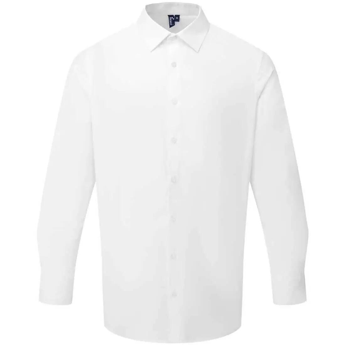 Premier Mens Recyclight Poplin Long-Sleeved Shirt