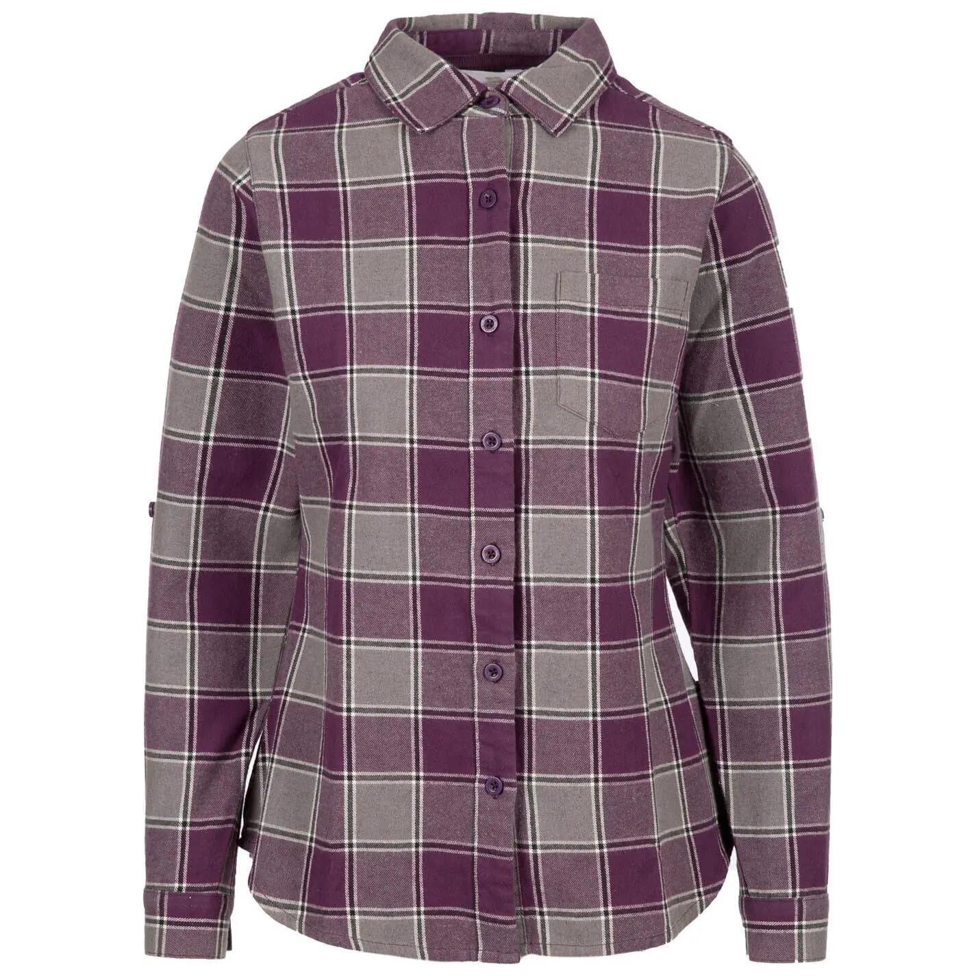 Trespass Womens/Ladies Mindy Checked Woven Long-Sleeved Shirt