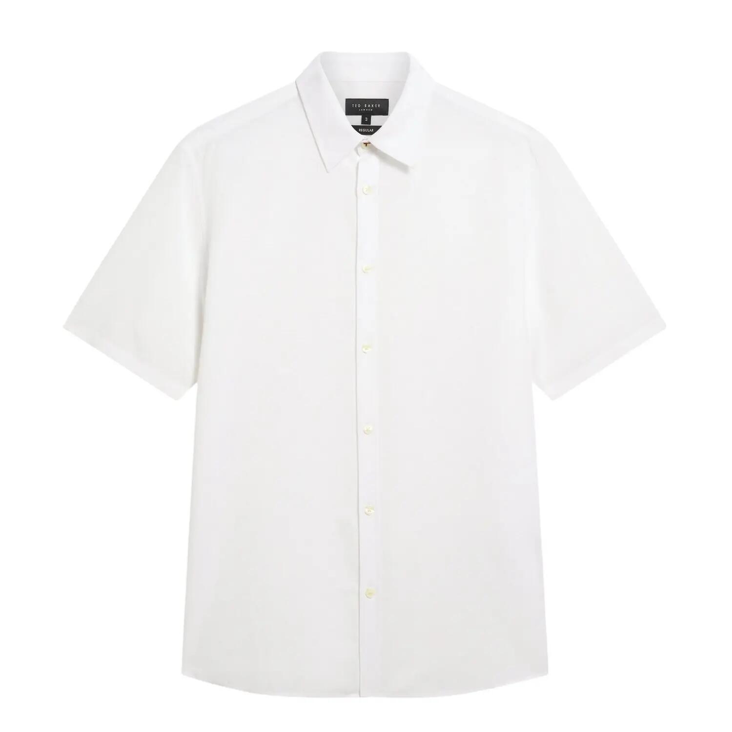 Ted Baker Mens Baker Regular Short-Sleeved Shirt