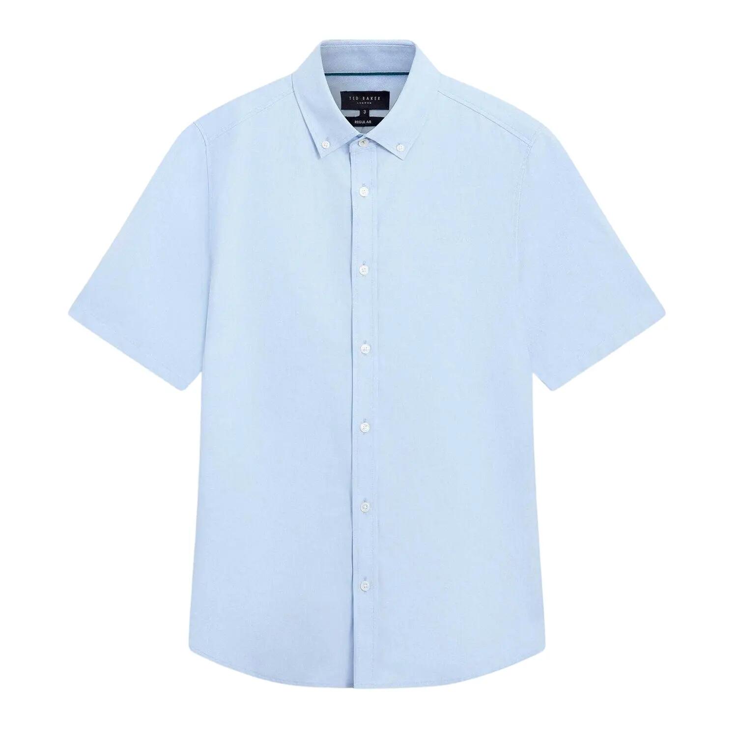 Ted Baker Mens Oxford Regular Short-Sleeved Shirt