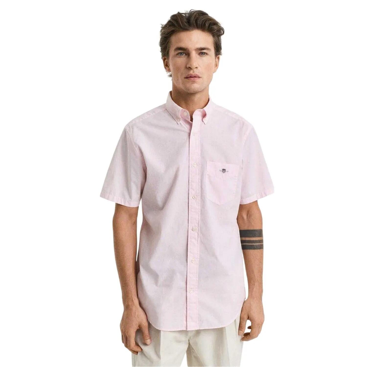 Gant Mens Poplin Classic Short-Sleeved Shirt