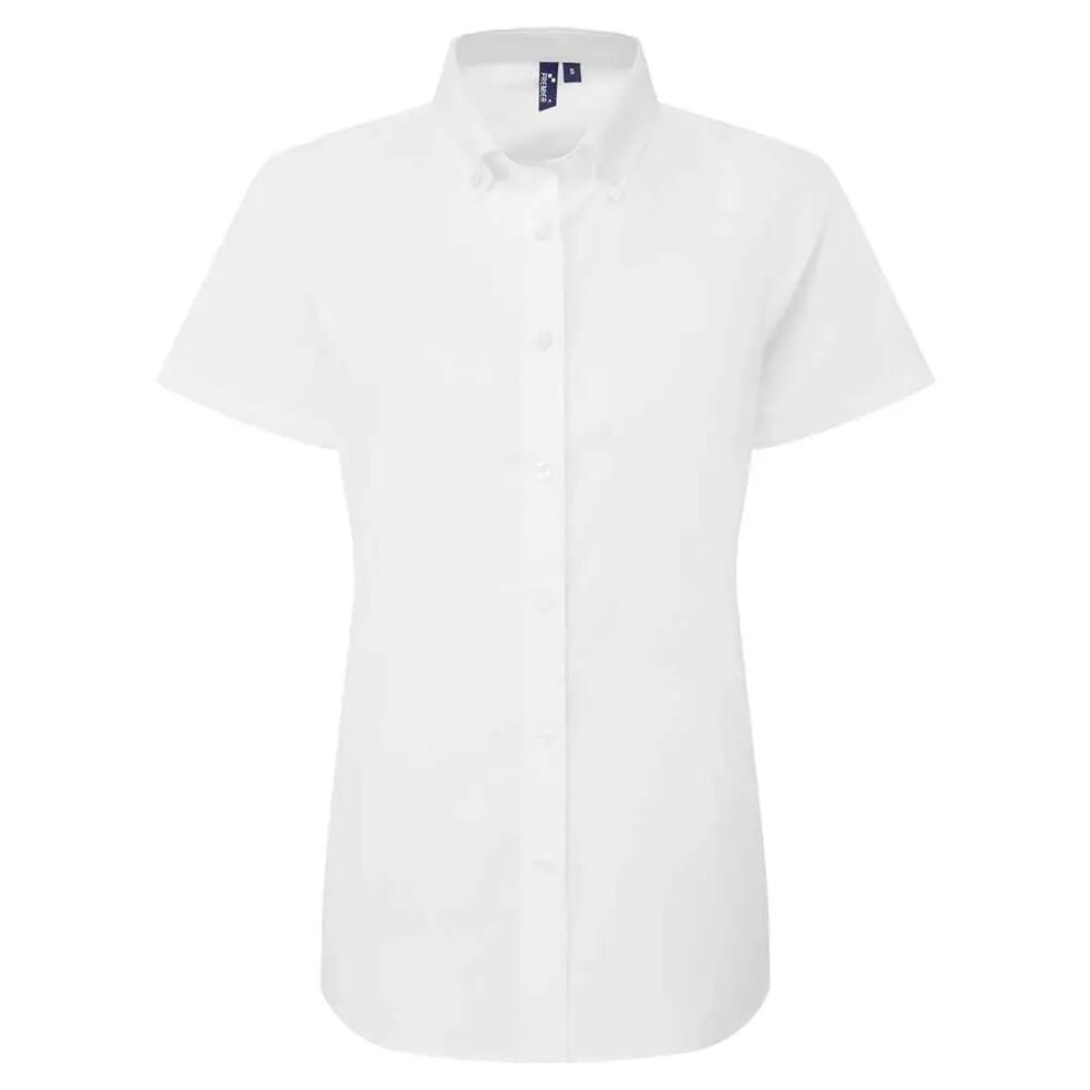 Premier Womens/Ladies Supreme Oxford Short-Sleeved Formal Shirt