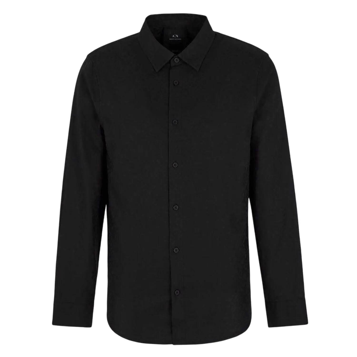 Armani Exchange Mens Regular Long-Sleeved Shirt