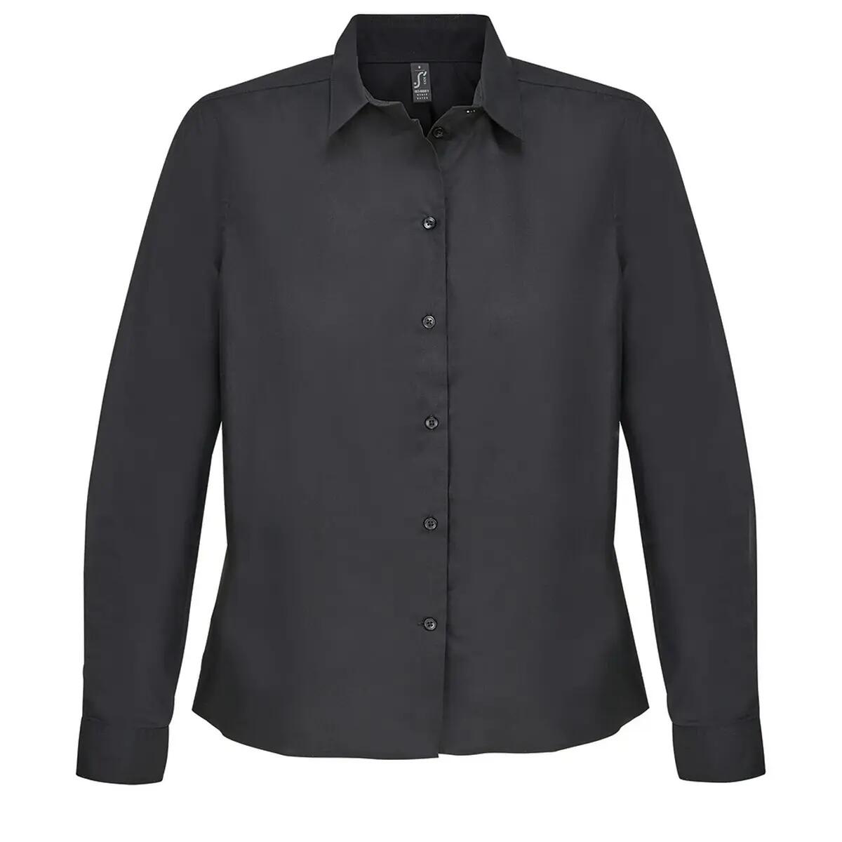 SOLS Womens/Ladies Bailey Poplin Long-Sleeved Shirt