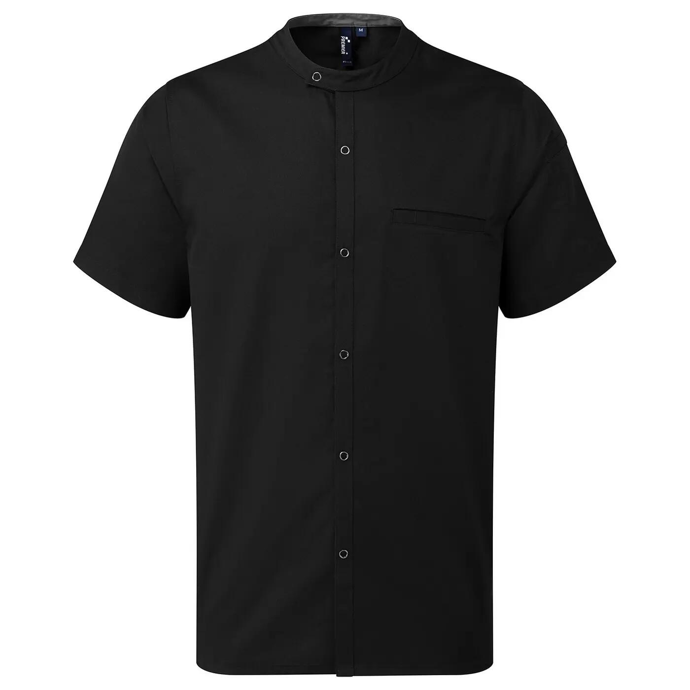 Premier Unisex Adult Recyclight Short-Sleeved Chef Shirt