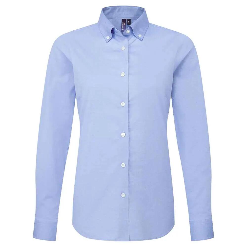 Premier Womens/Ladies Supreme Oxford Long-Sleeved Formal Shirt