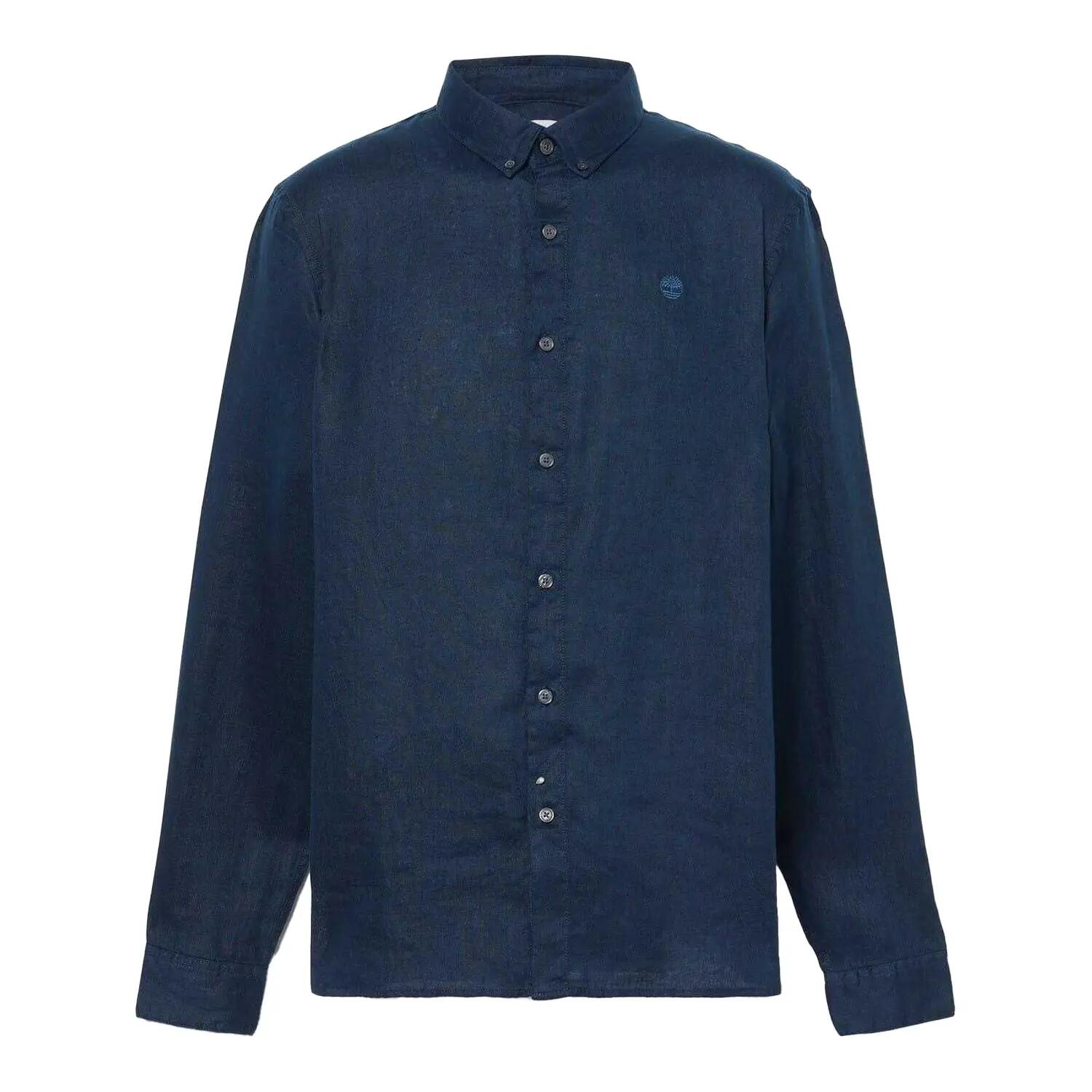 Timberland Mens Linen Relaxed Fit Shirt
