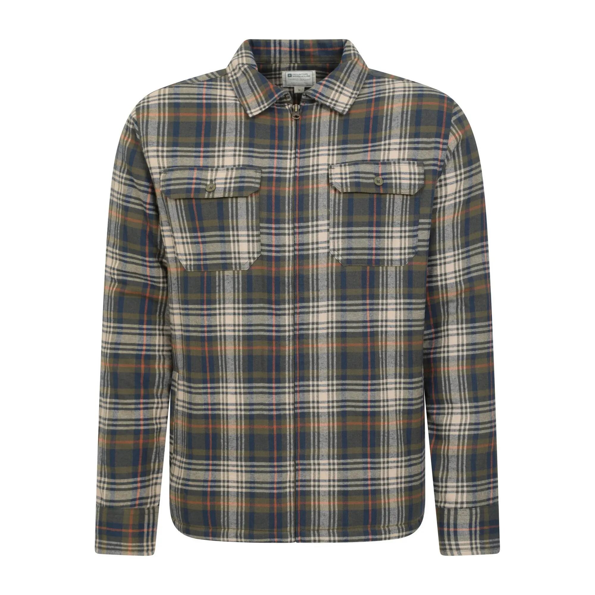 Mountain Warehouse Mens Stream II Flannel Lined Shirt
