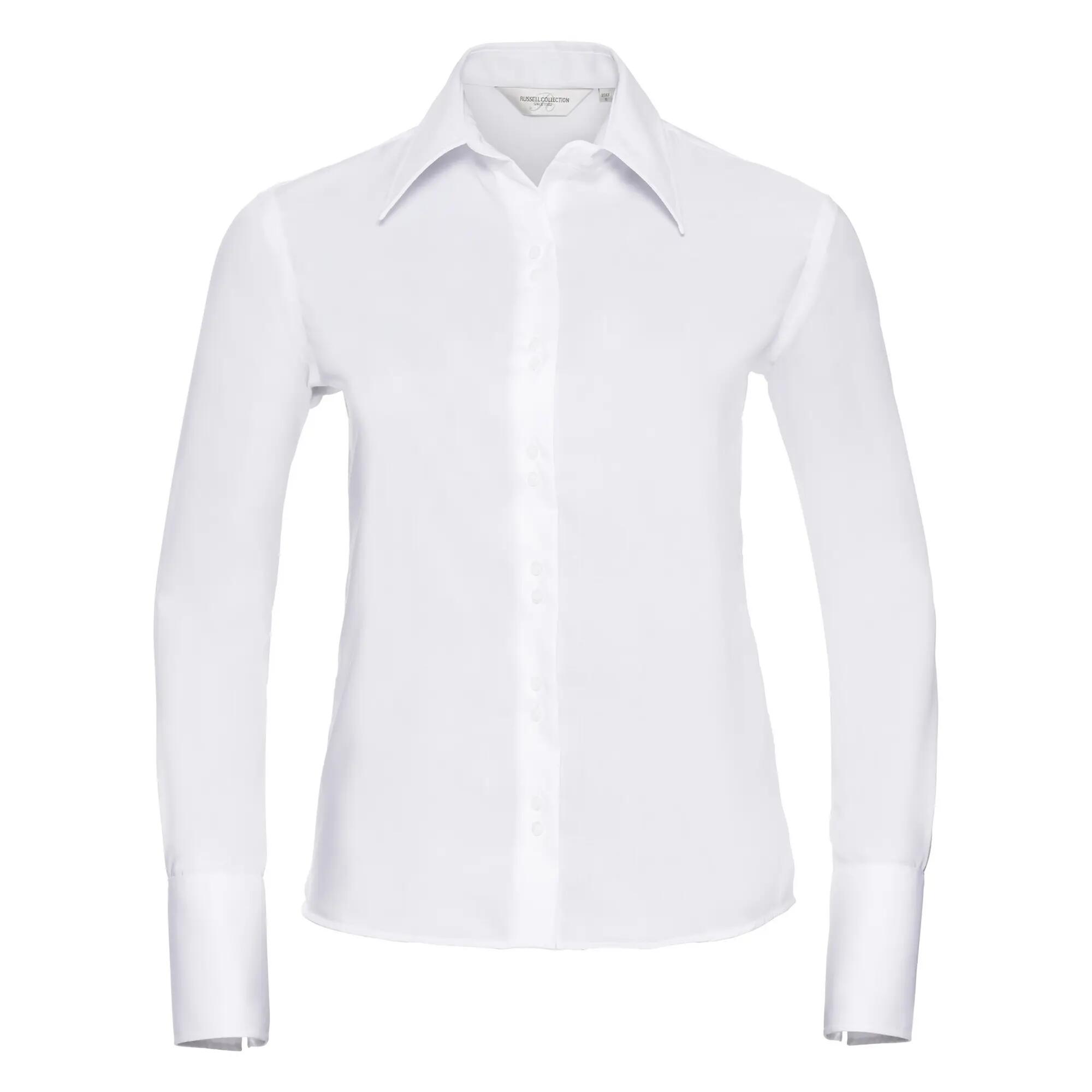 Russell Collection Ladies/Womens Long Sleeve Ultimate Non-Iron Shirt