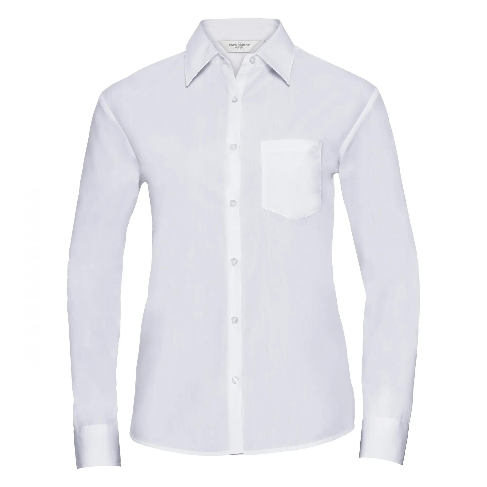 Russell Collection Ladies/Womens Long Sleeve Shirt
