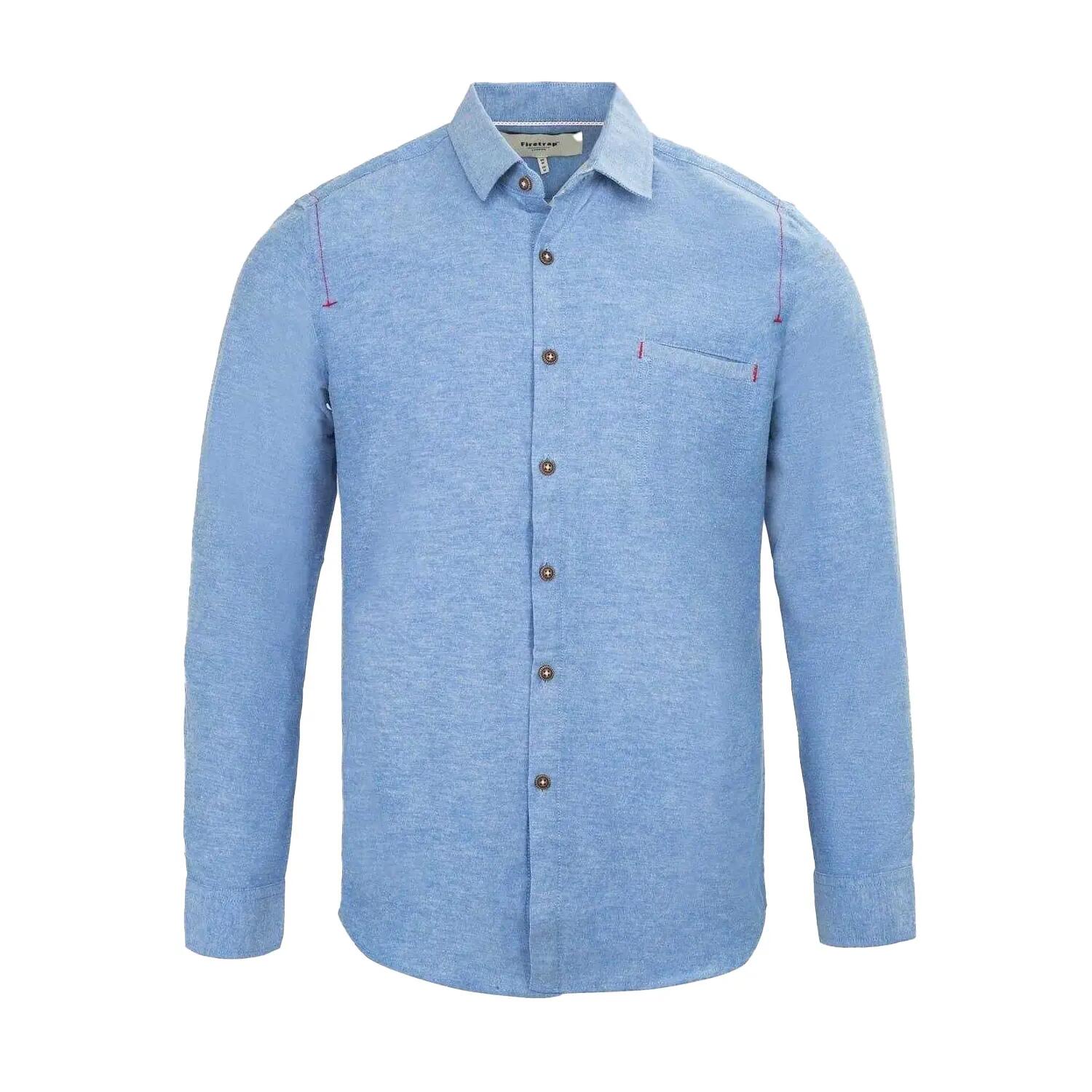 Firetrap Mens Plain Cotton Blend Shirt