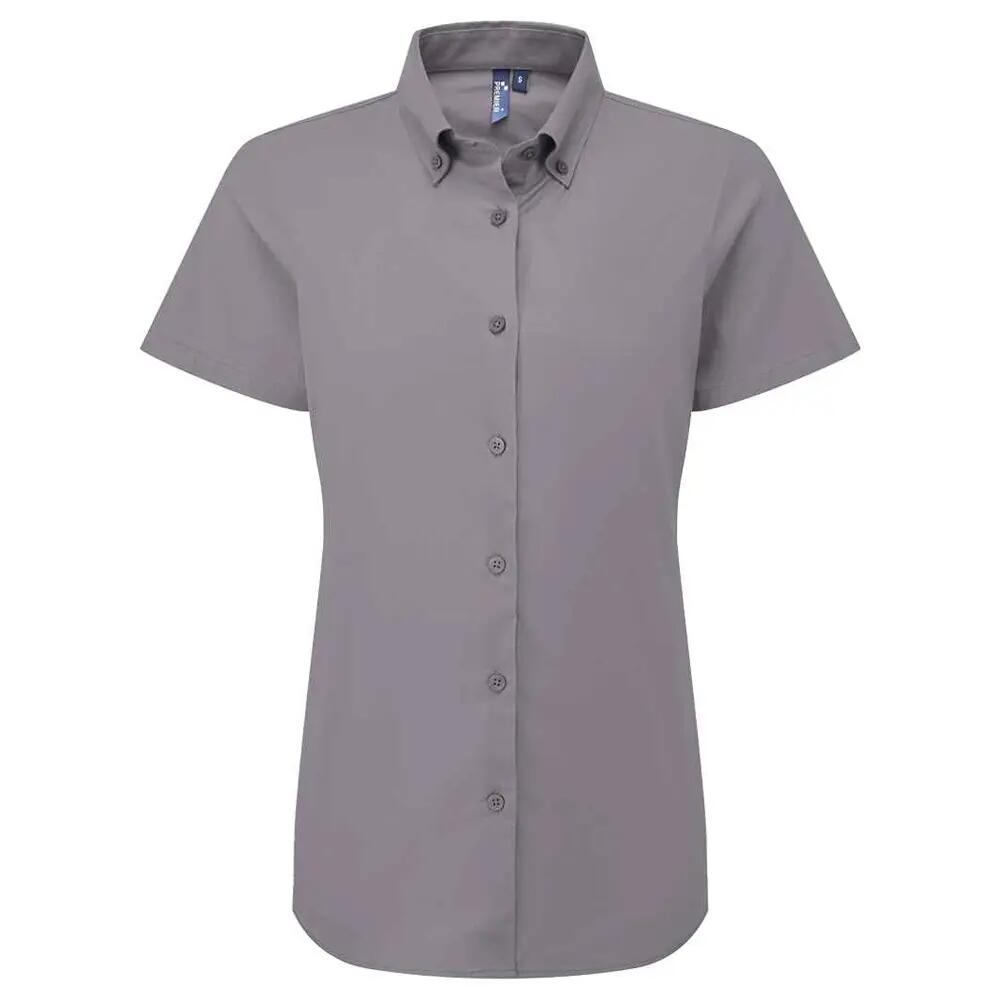 Premier Womens/Ladies Supreme Oxford Short-Sleeved Formal Shirt