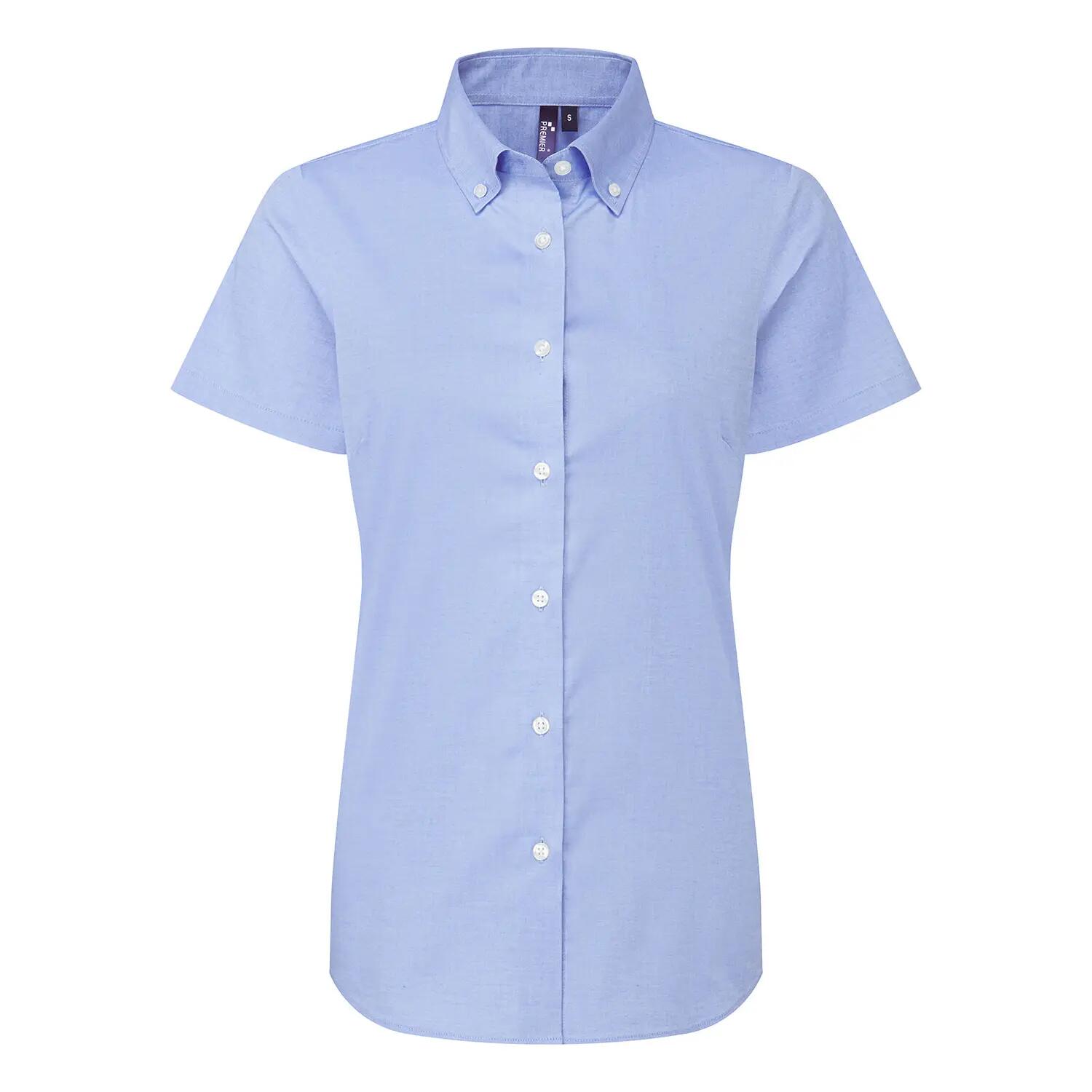 Premier Womens/Ladies Supreme Oxford Short-Sleeved Formal Shirt