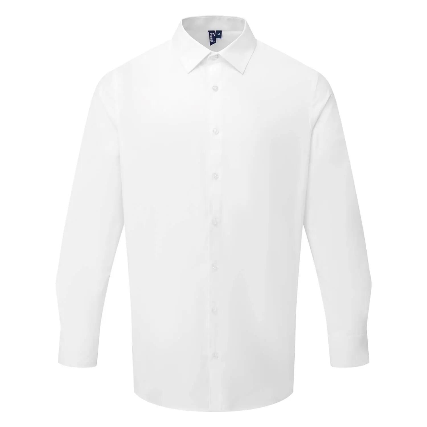 Premier Mens Poplin Long-Sleeved Formal Shirt