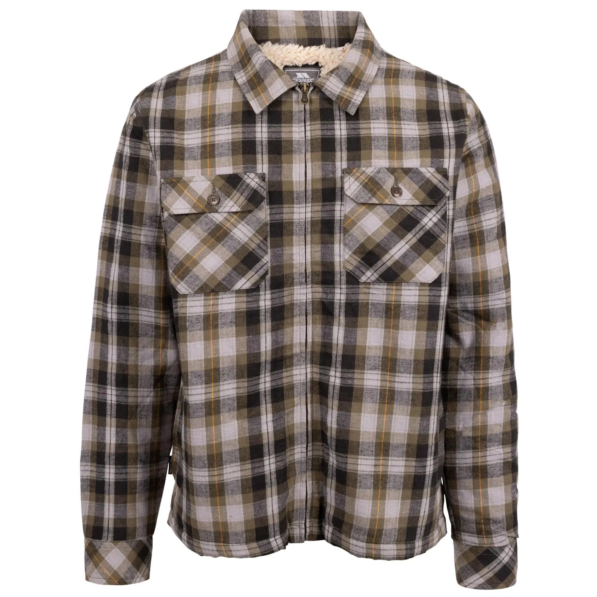 Trespass Mens Danehill Sherpa Lined Shirt