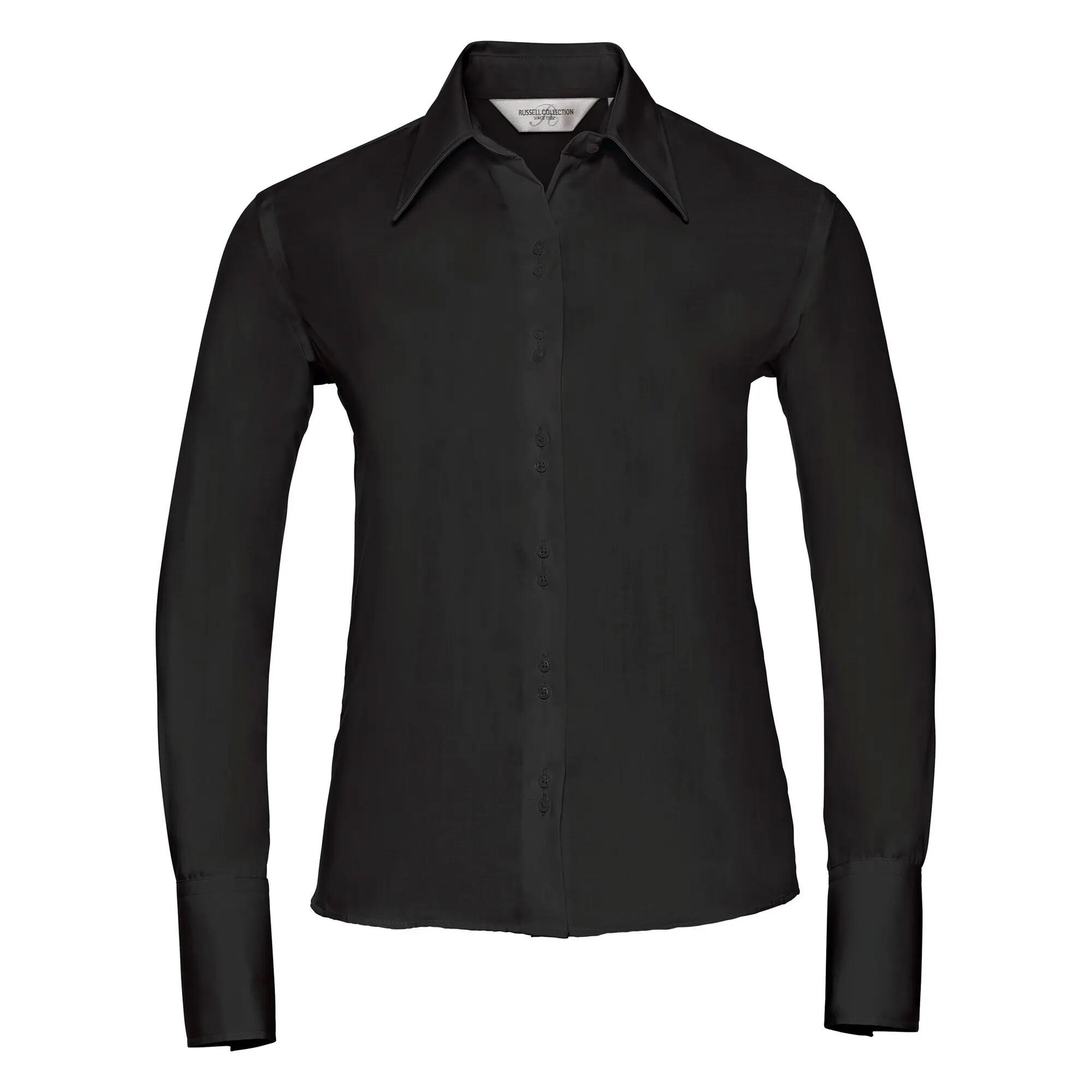 Russell Collection Ladies/Womens Long Sleeve Ultimate Non-Iron Shirt