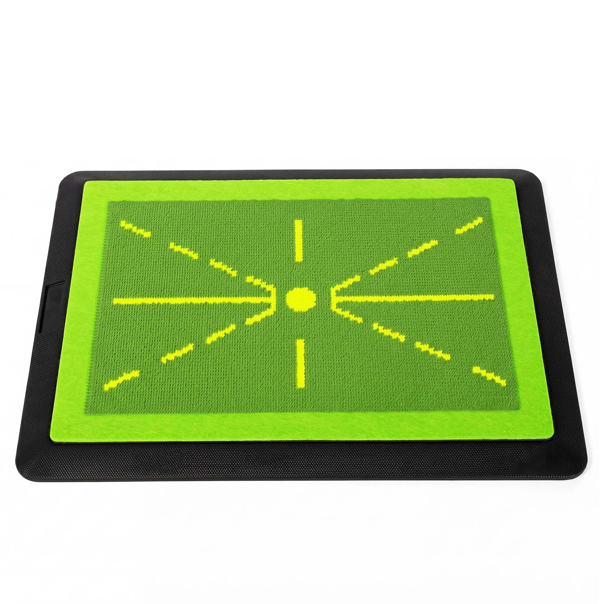 Centra Golf Hitting Mat Swing Path Feedback Rubber Base Indoor Practice Green
