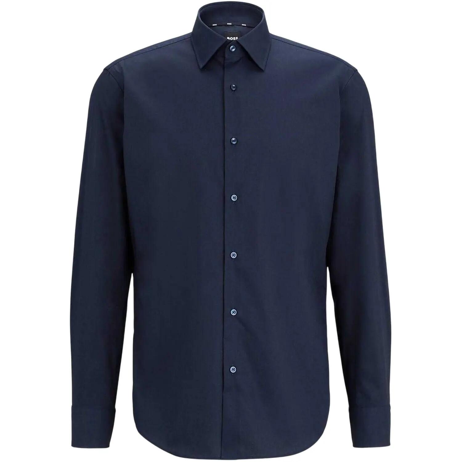 Boss Mens Joe Kent Collar Long-Sleeved Shirt