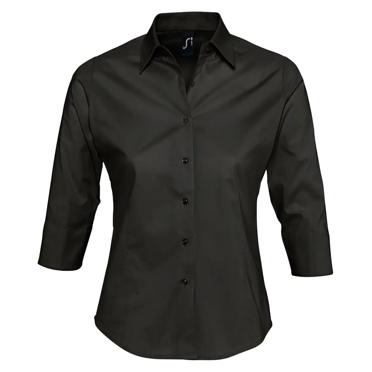 SOLS Womens/Ladies Effect 3/4 Sleeve Fitted Work Shirt