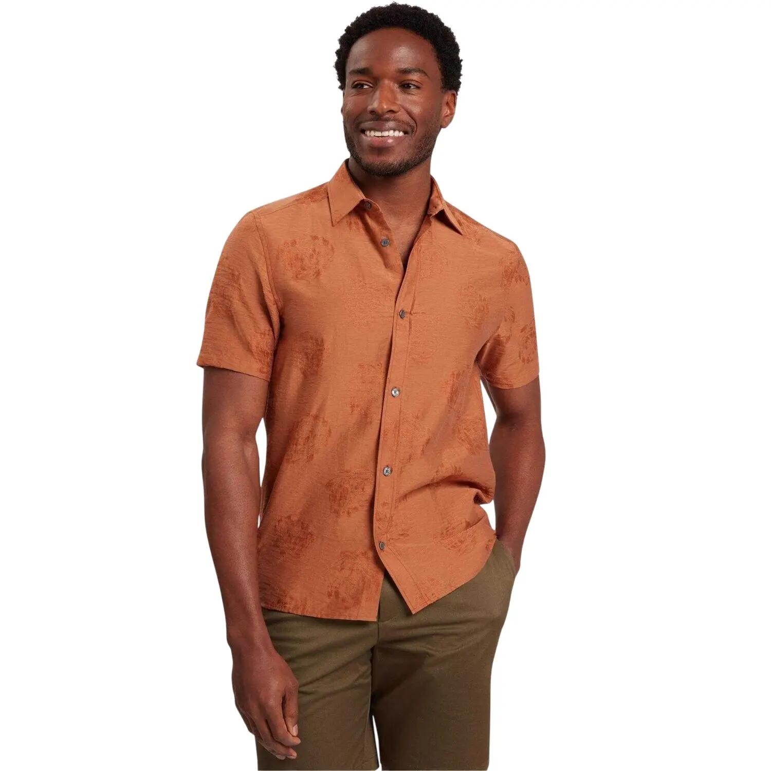 Ted Baker Mens Regular Short-Sleeved Shirt
