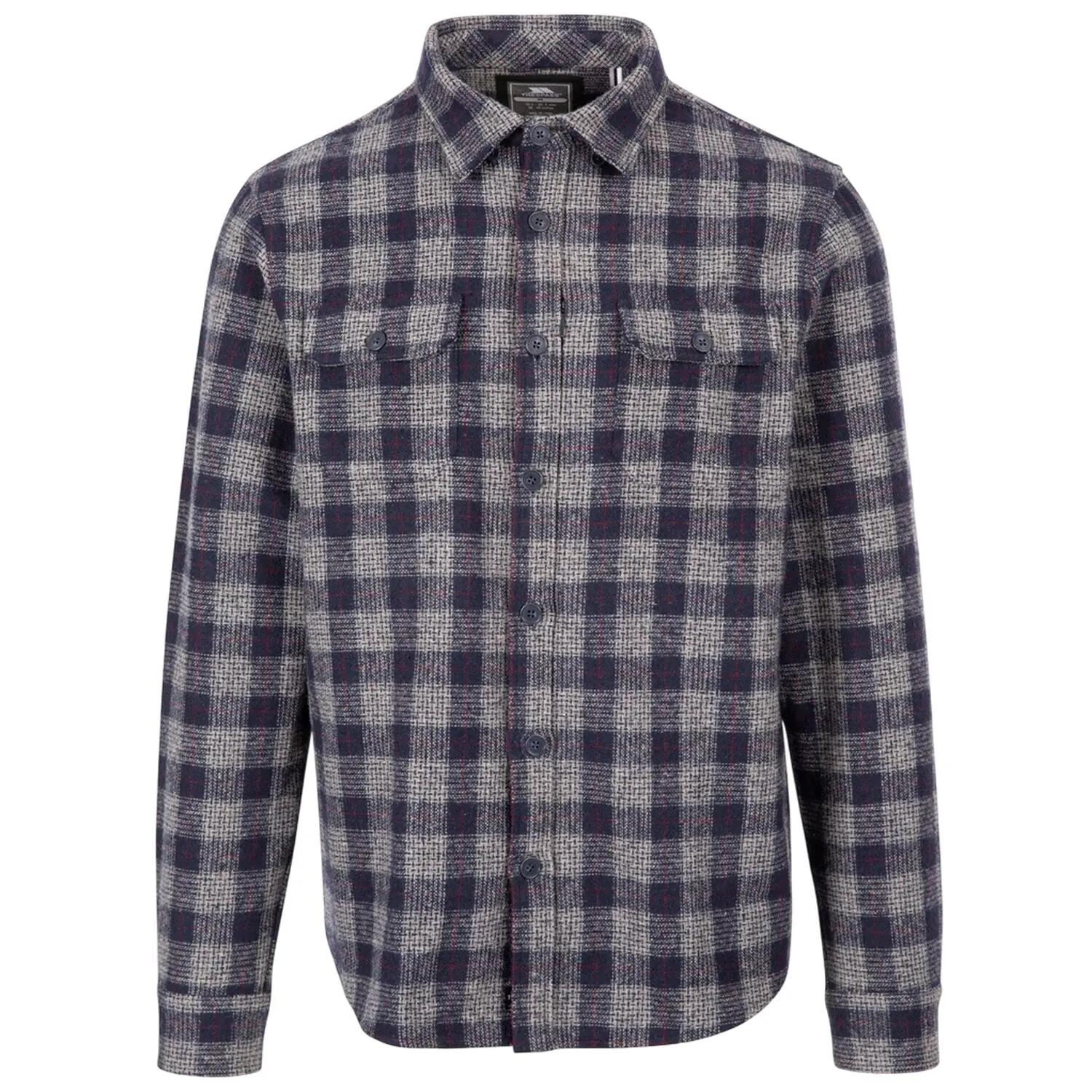 Trespass Mens Portlaw Checked Long-Sleeved Shirt