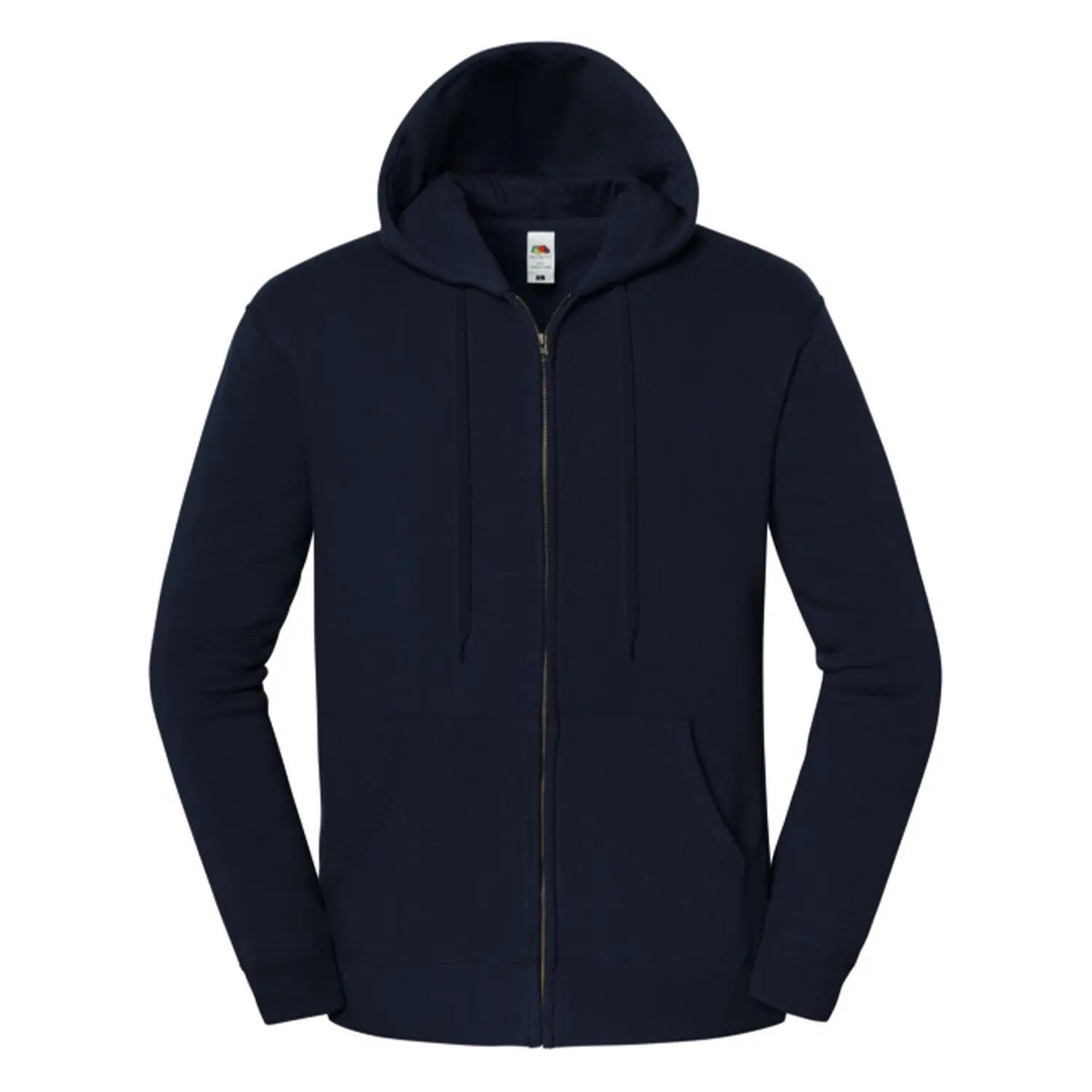 Fruit of the Loom Mens Iconic Premium Hooded Sweat Jacket
