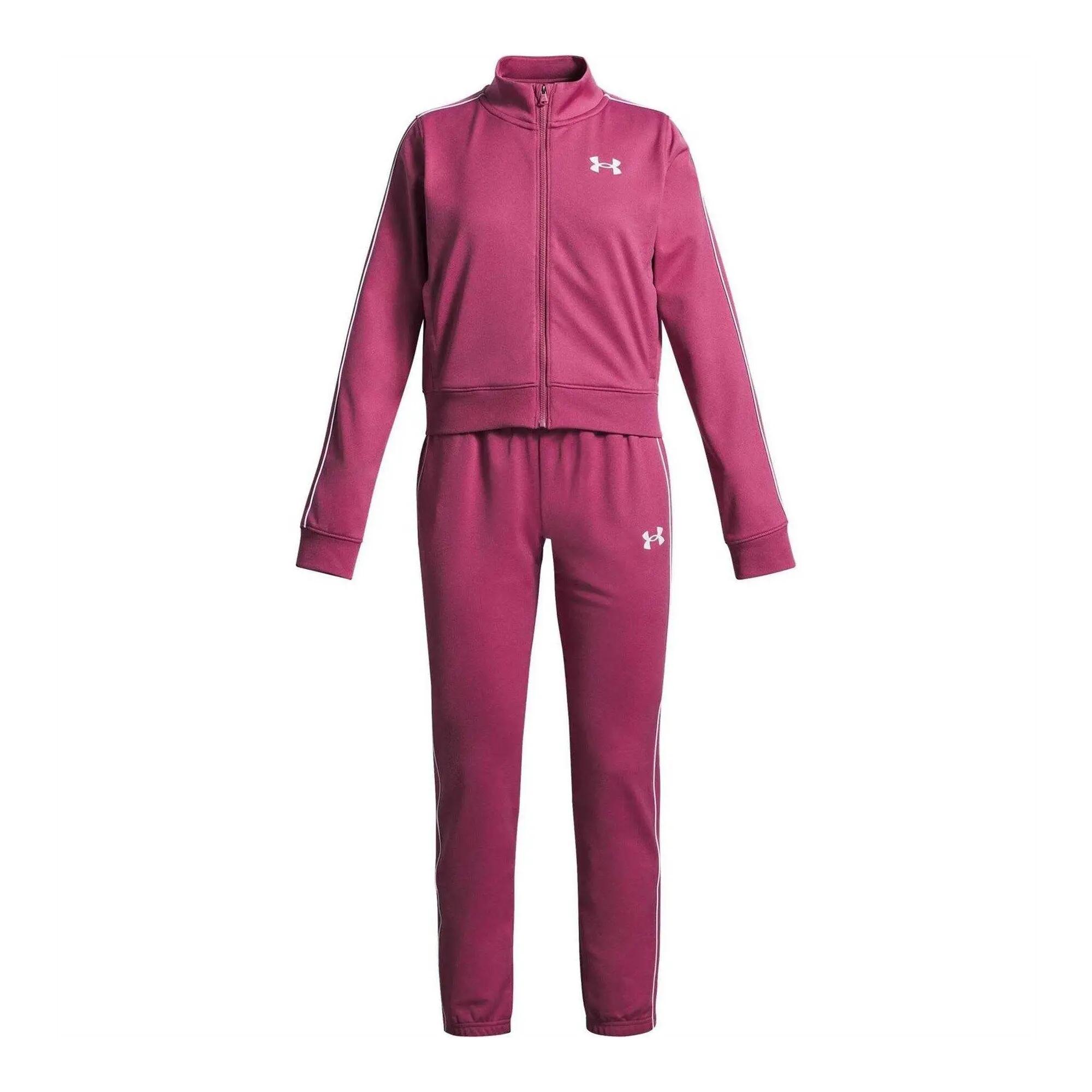 Under Armour Girls Icon Cropped Tracksuit Set