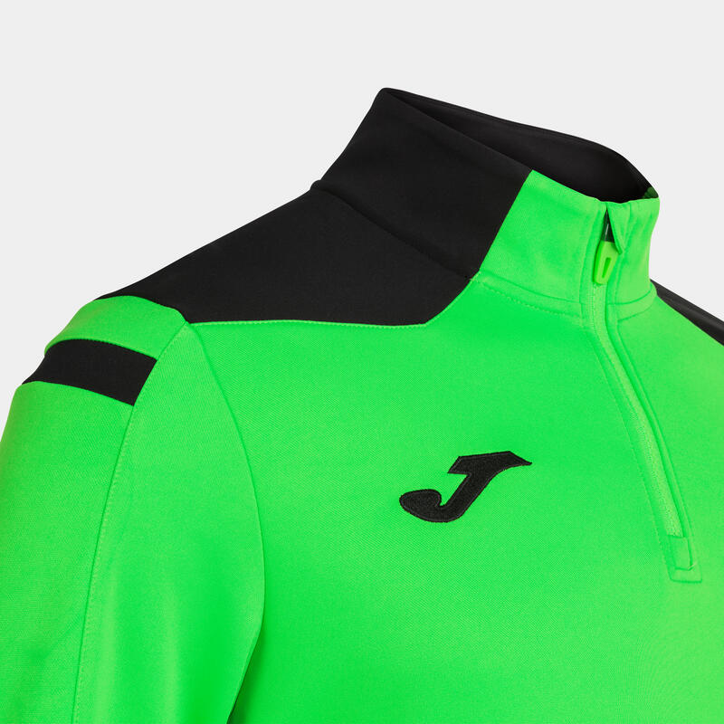 Sweat-shirt Garçon Joma Championship vi vert fluo noir