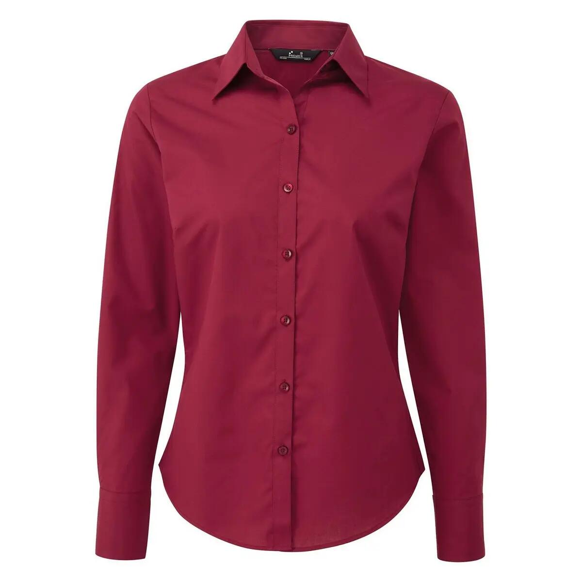 Premier Womens/Ladies Long-Sleeved Shirt