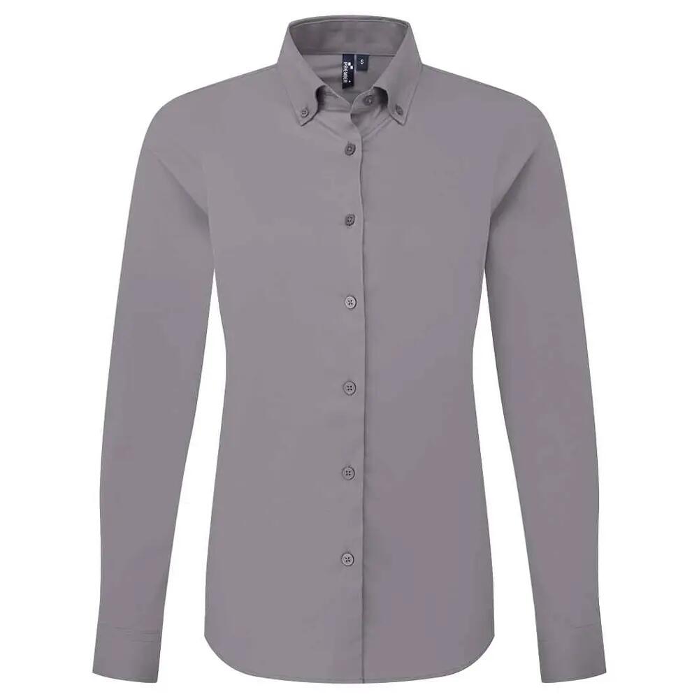 Premier Womens/Ladies Supreme Oxford Long-Sleeved Formal Shirt