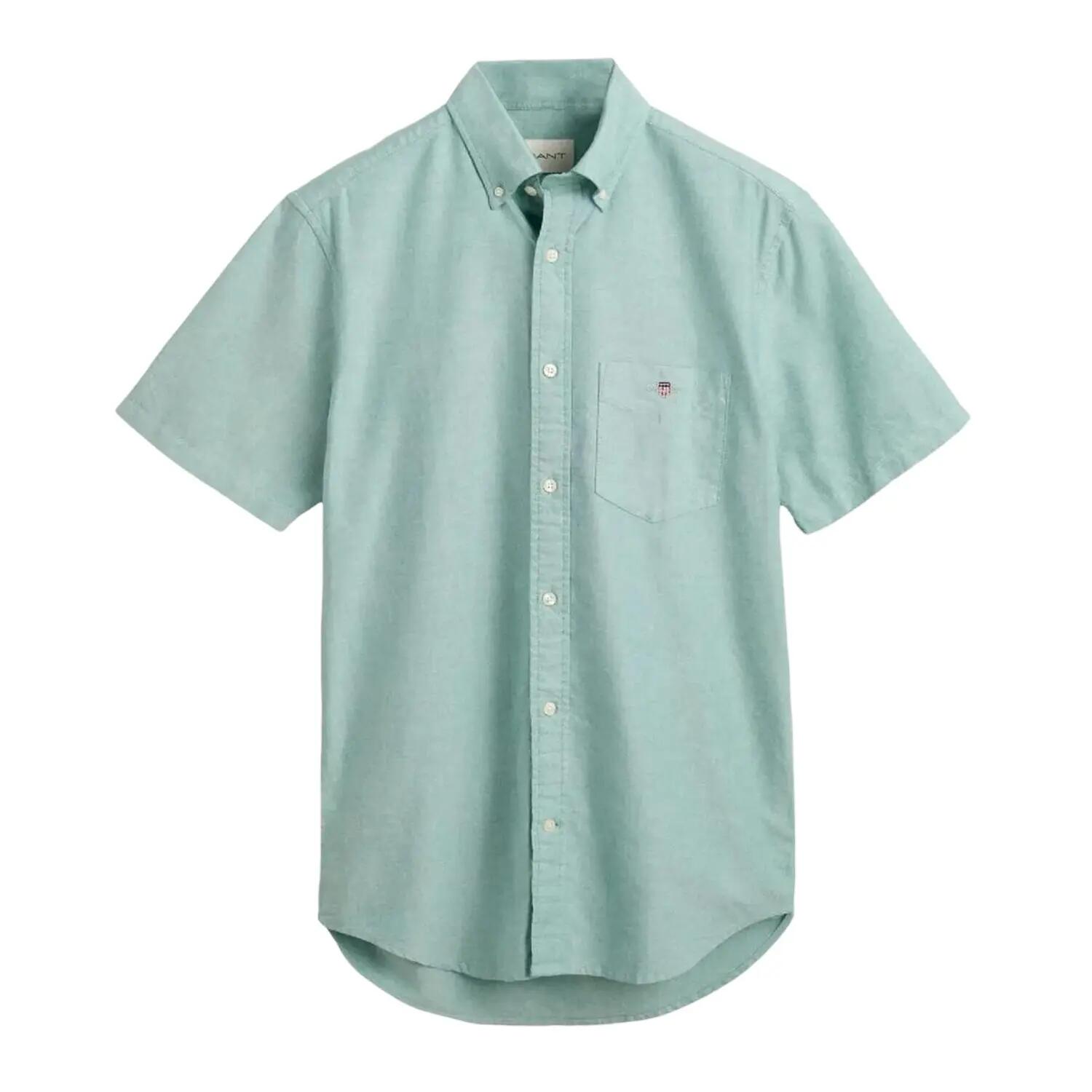Gant Mens Classic Oxford Short-Sleeved Button-Down Shirt