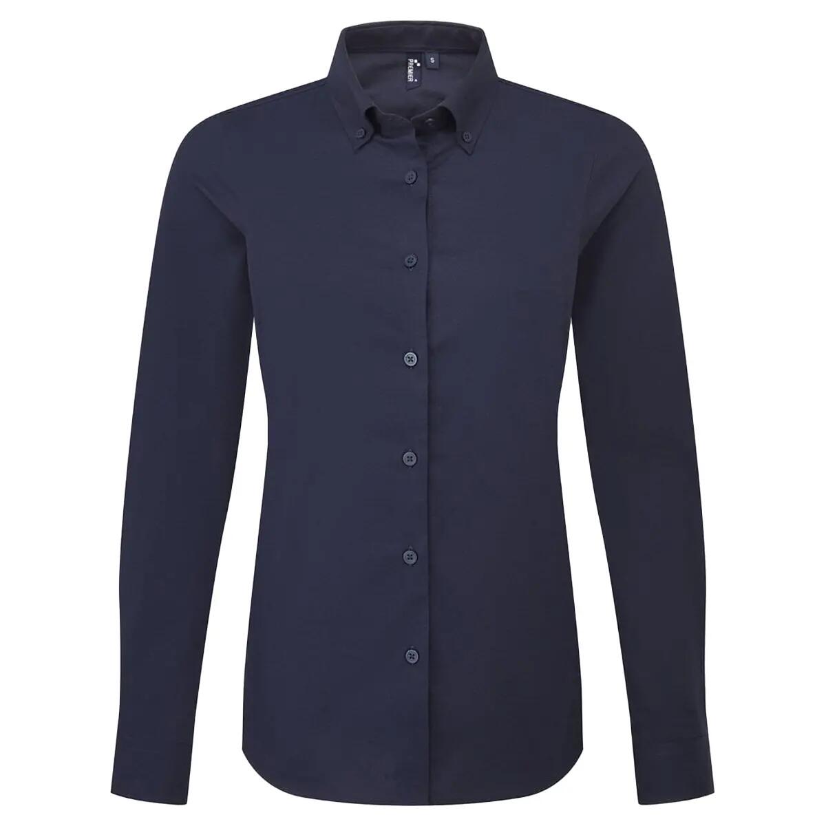 Premier Womens/Ladies Supreme Oxford Long-Sleeved Shirt