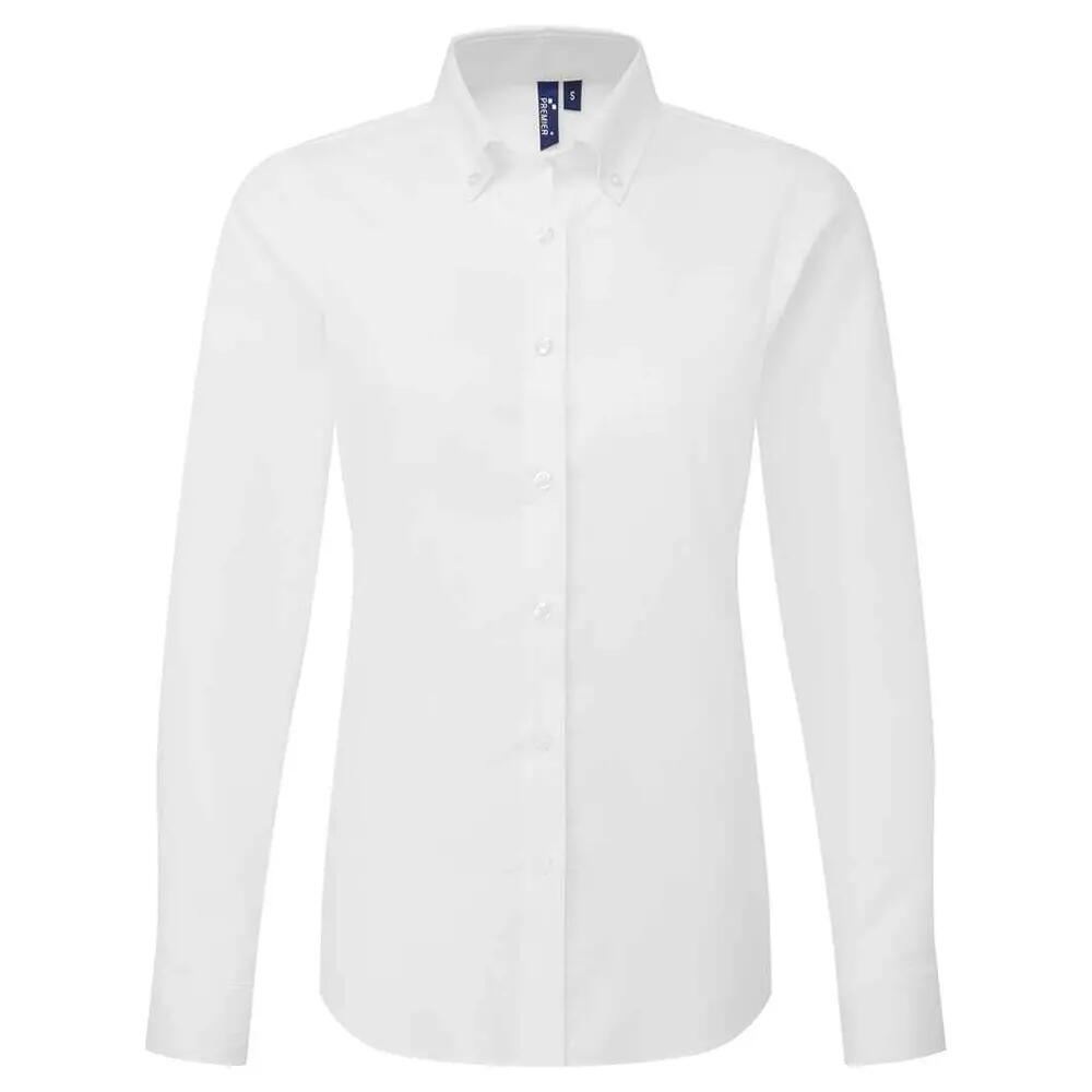 Premier Womens/Ladies Supreme Oxford Long-Sleeved Formal Shirt