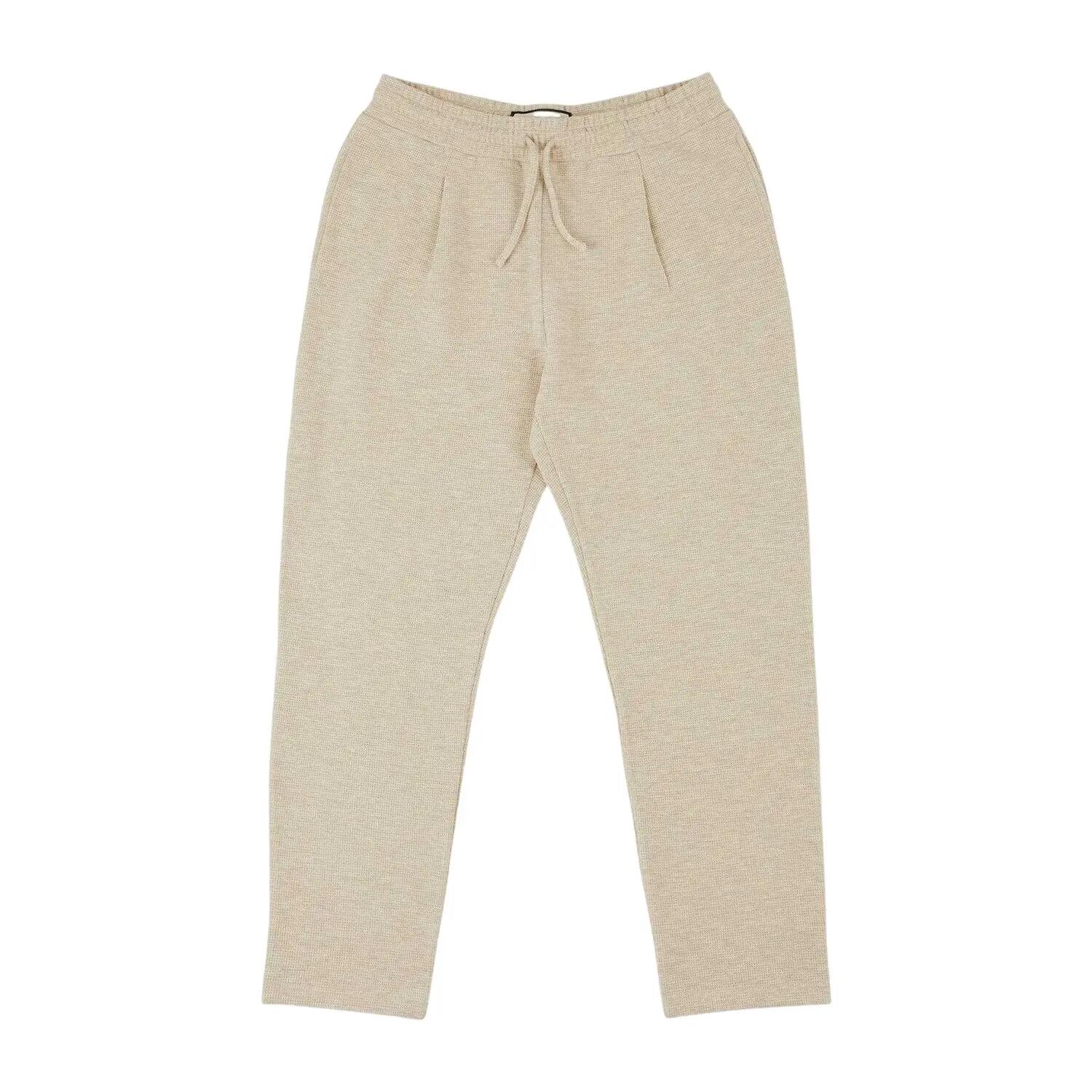 Prevu Mens Drawstring Waist Straight Trousers