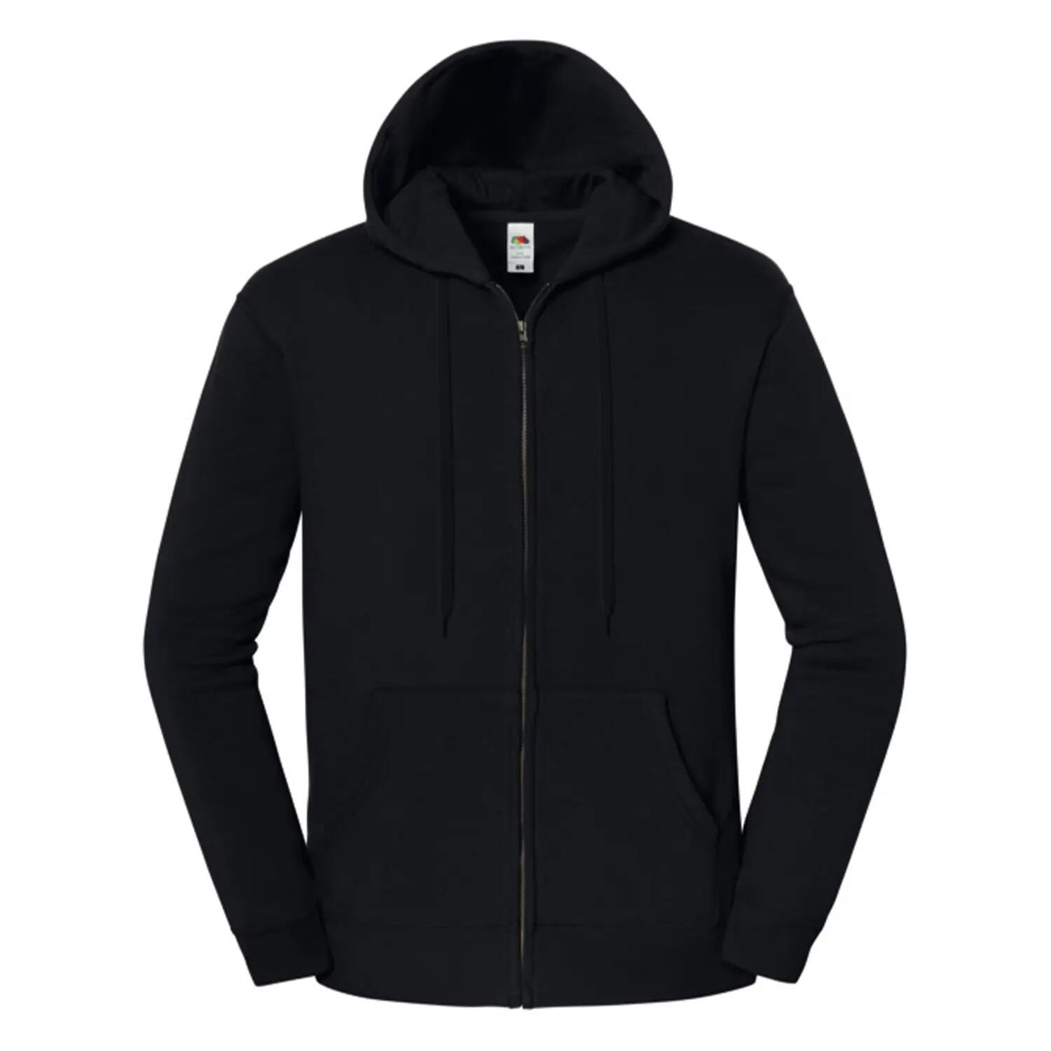 Fruit of the Loom Mens Iconic Premium Hooded Sweat Jacket