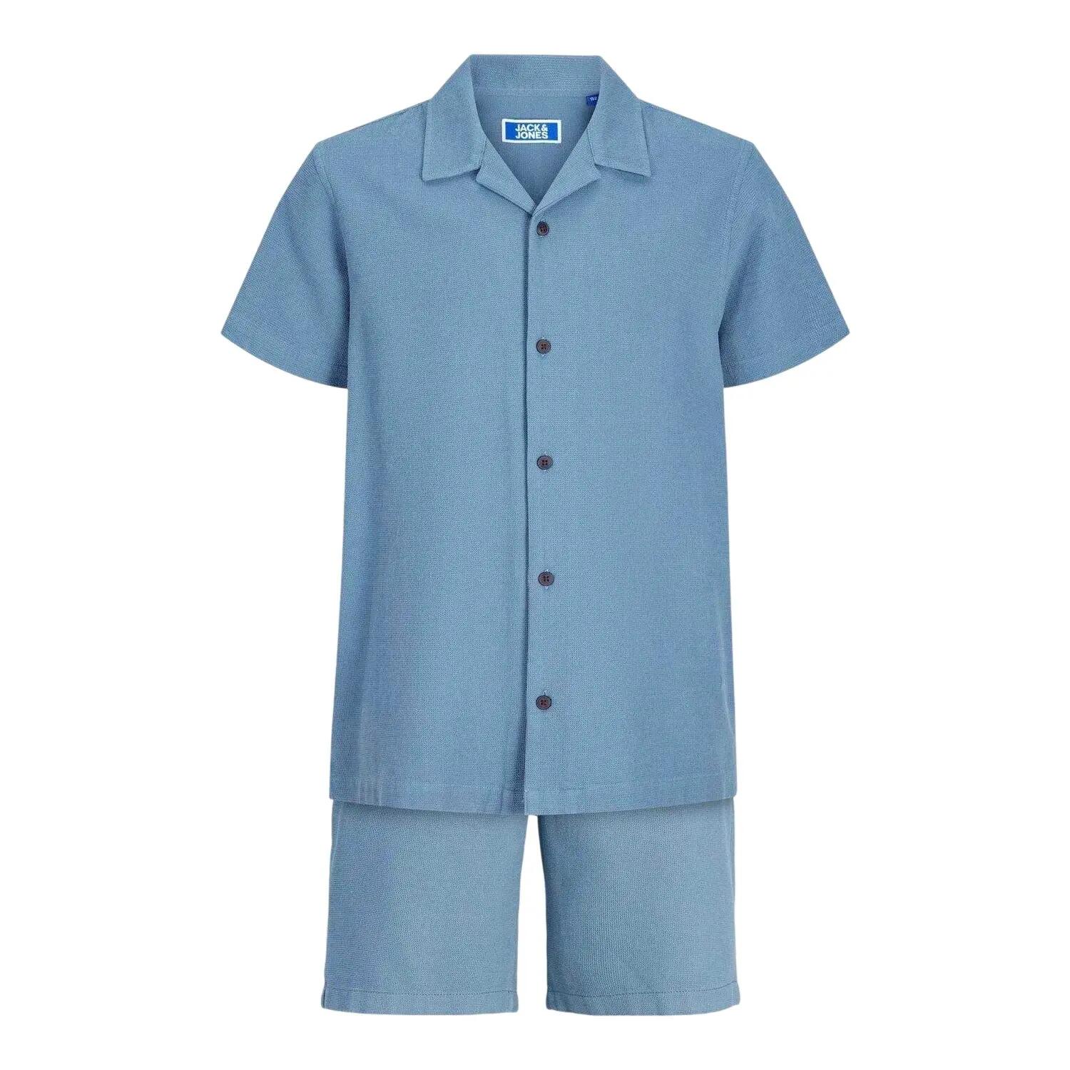 Jack And Jones Boys Plain Waffle Top & Bottom Set
