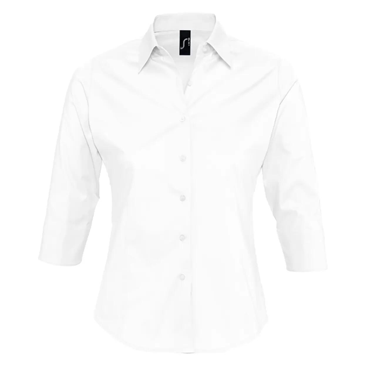 SOLS Womens/Ladies Effect 3/4 Sleeve Fitted Work Shirt